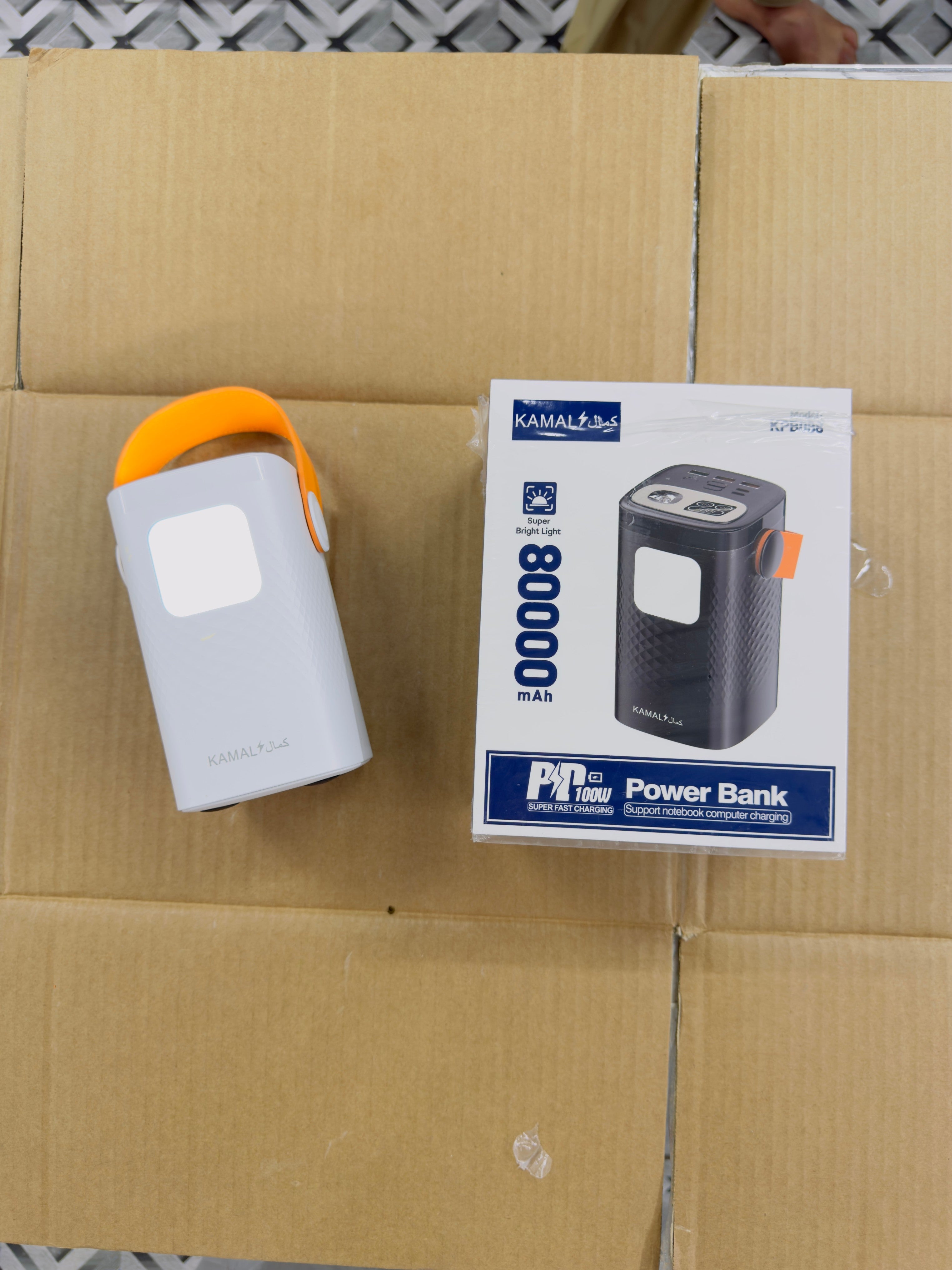 100W Super Fast Kamal power bank 80000 Mah