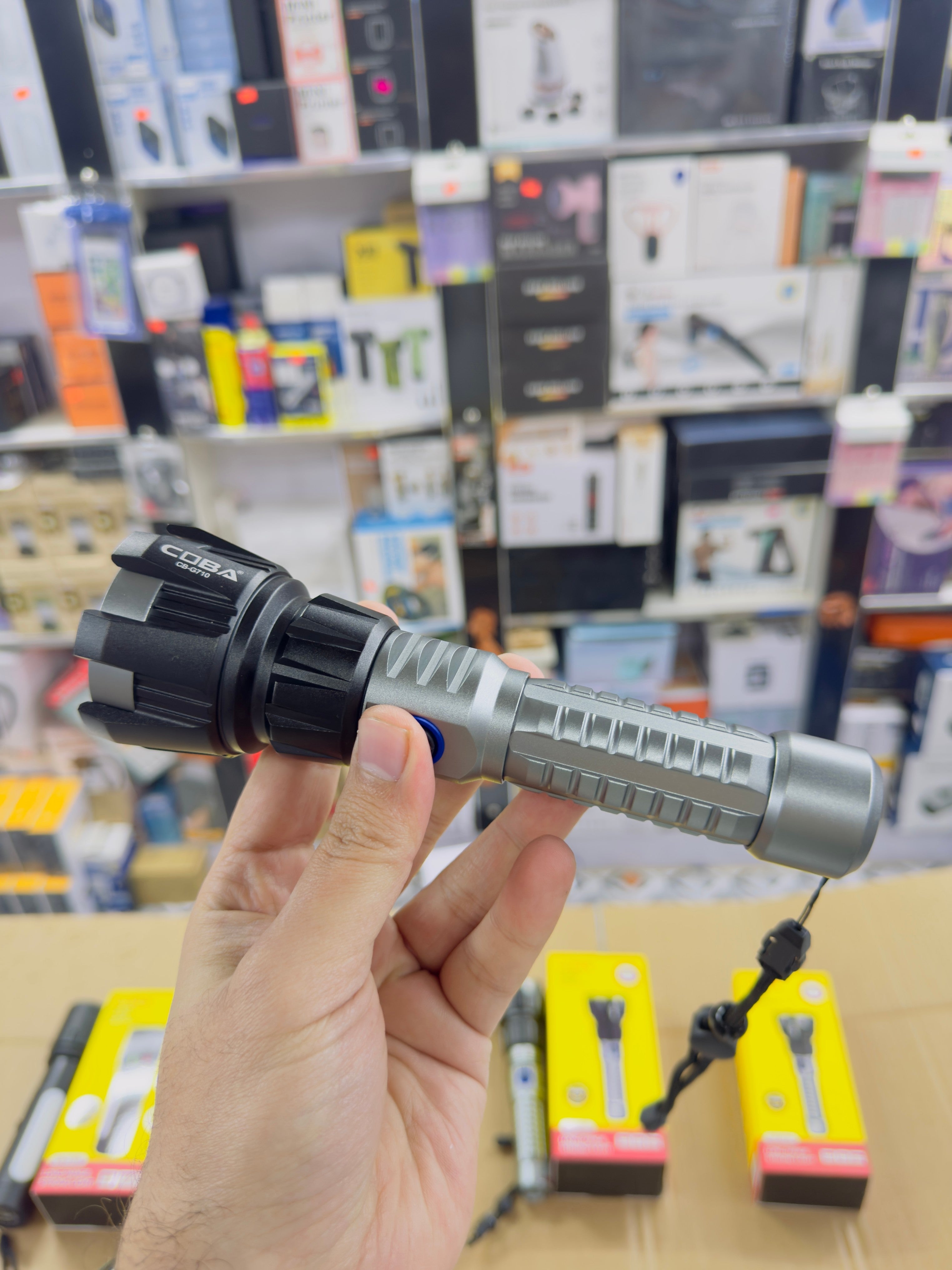 Aluminium Alloy Coba Led Flashlight CB-710