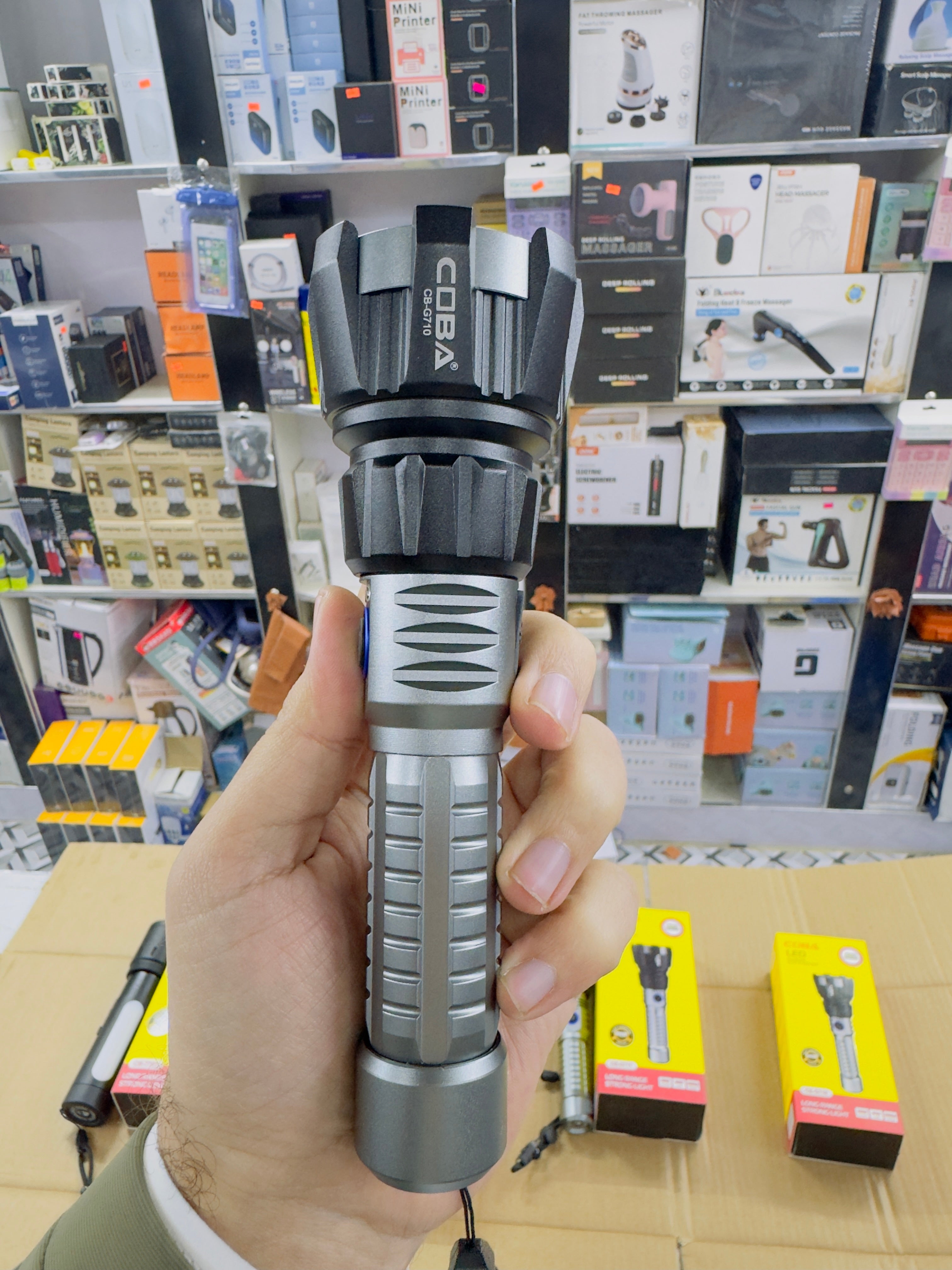 Aluminium Alloy Coba Led Flashlight CB-710