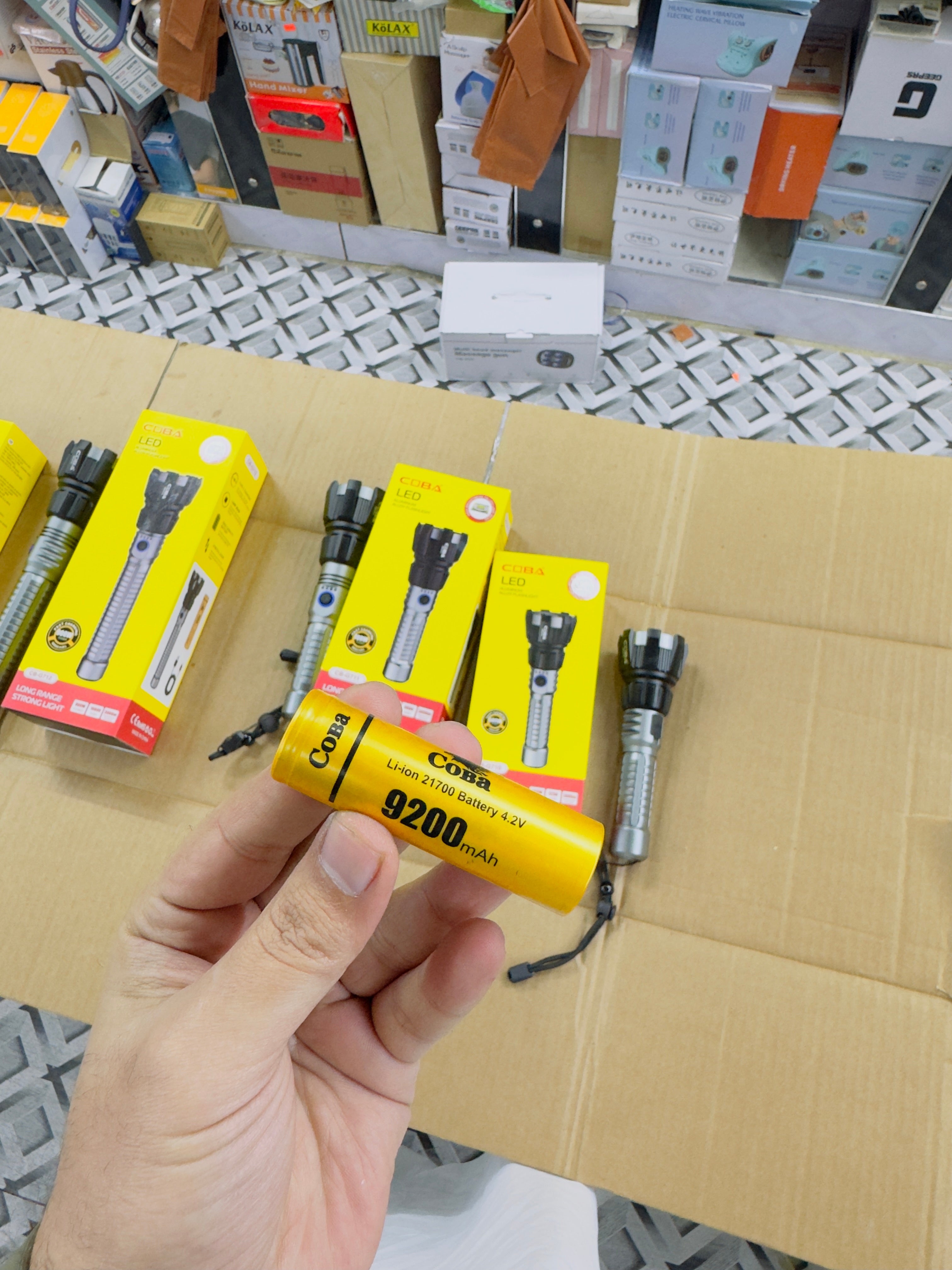 Aluminium Alloy Coba Led Flashlight CB-710