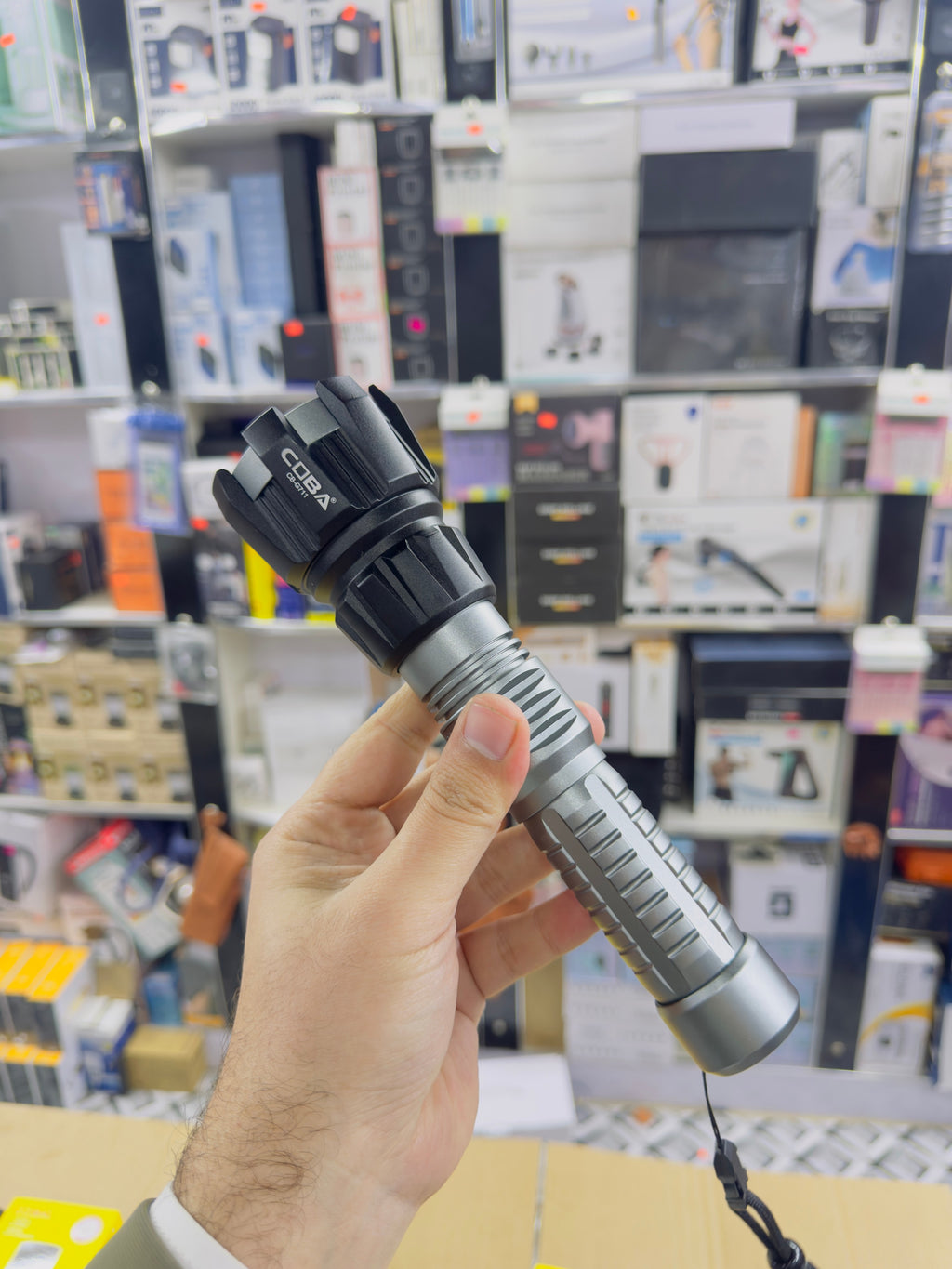 Aluminium Alloy Coba Led Flashlight CB-711