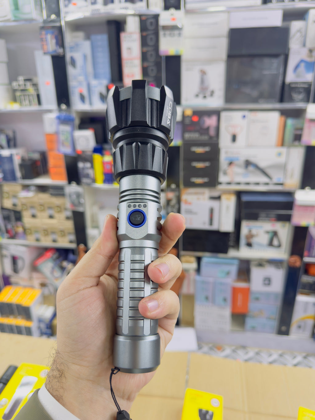 Aluminium Alloy Coba Led Flashlight CB-711