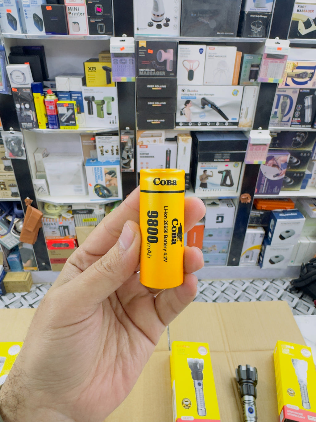 Aluminium Alloy Coba Led Flashlight CB-711