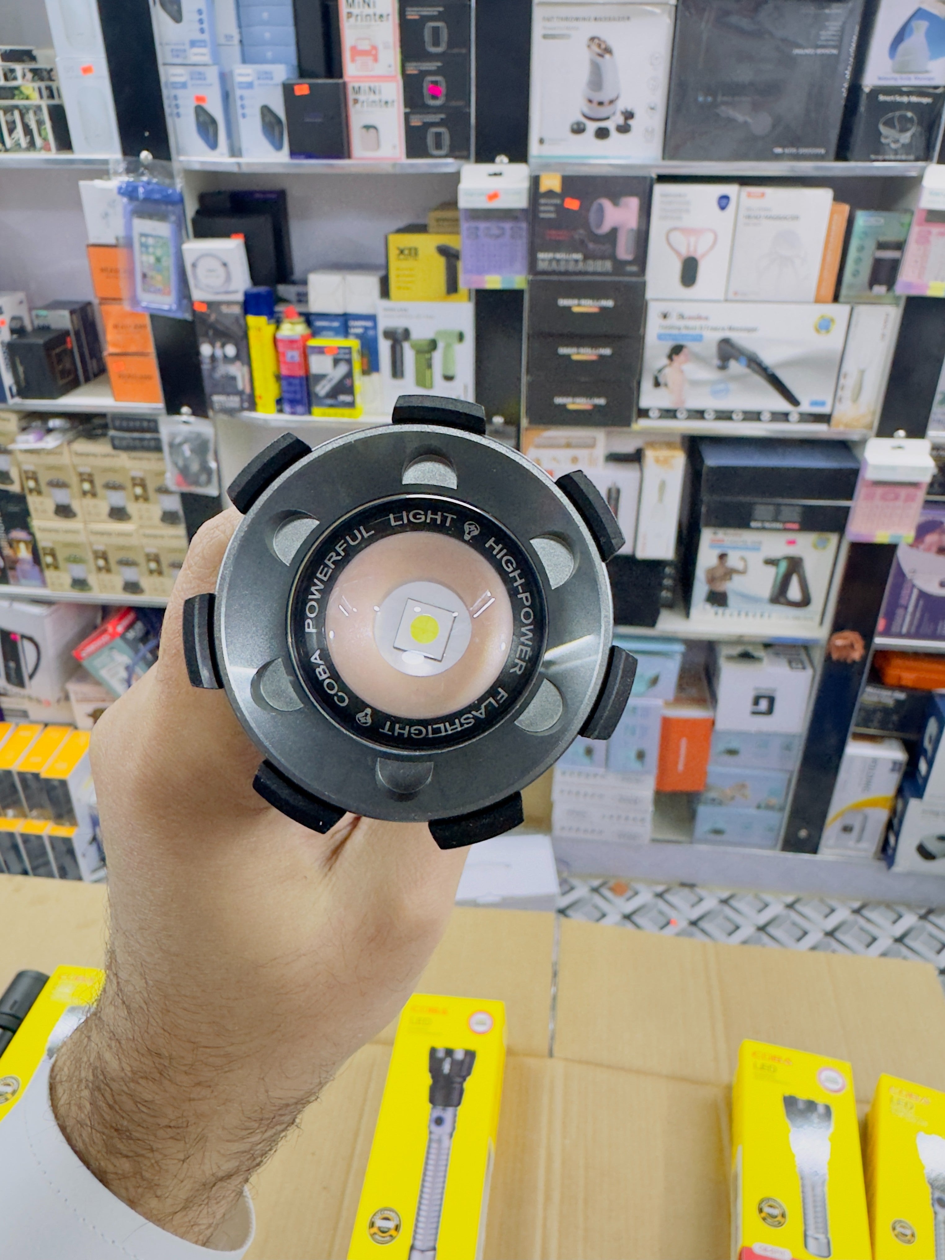 Aluminium Alloy Coba Strong Flashlight CB-G712