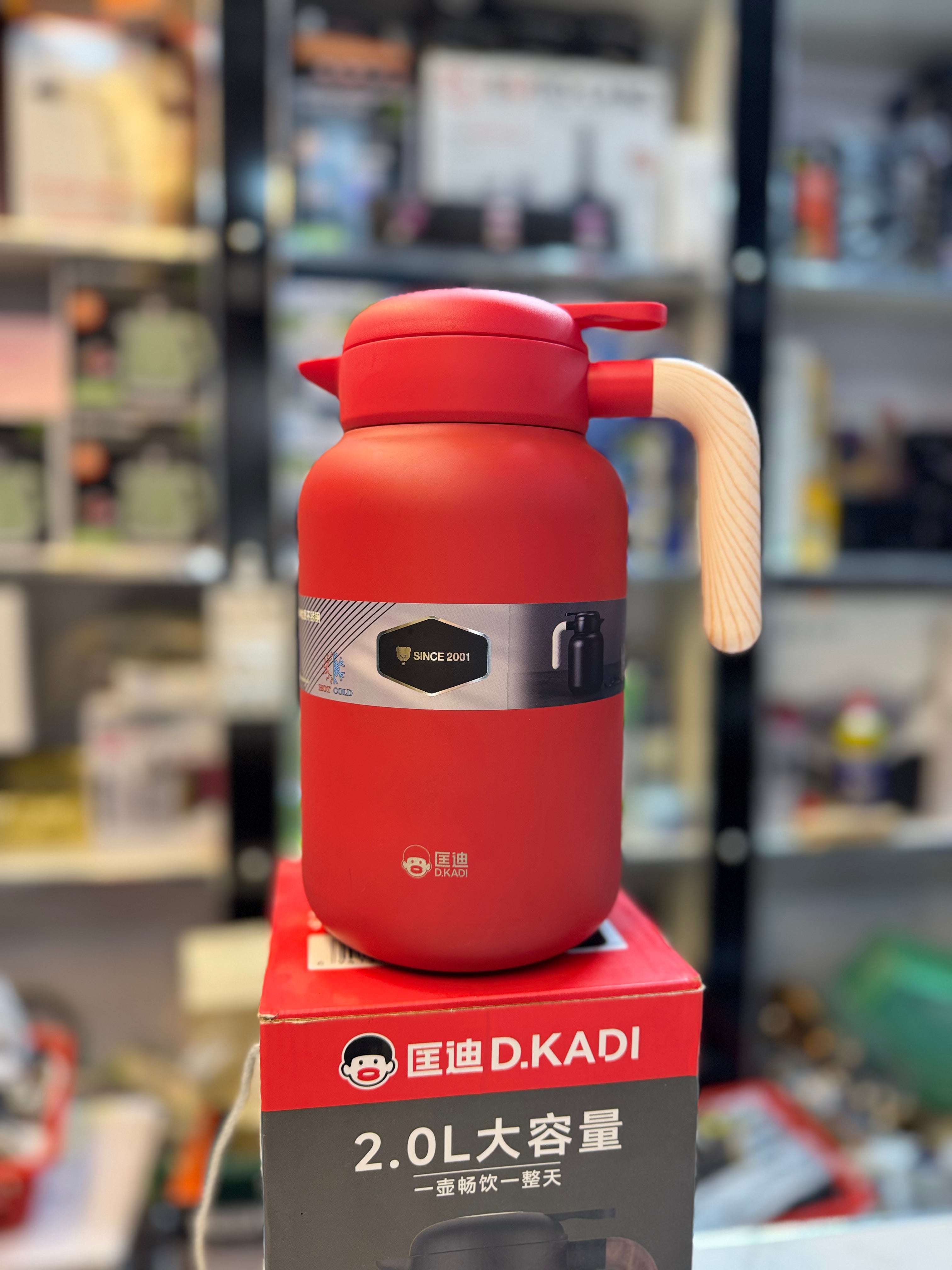D.Kadi 2000ml 3 Layer Stainless Steel Thermos - Hot and Cold Thermos