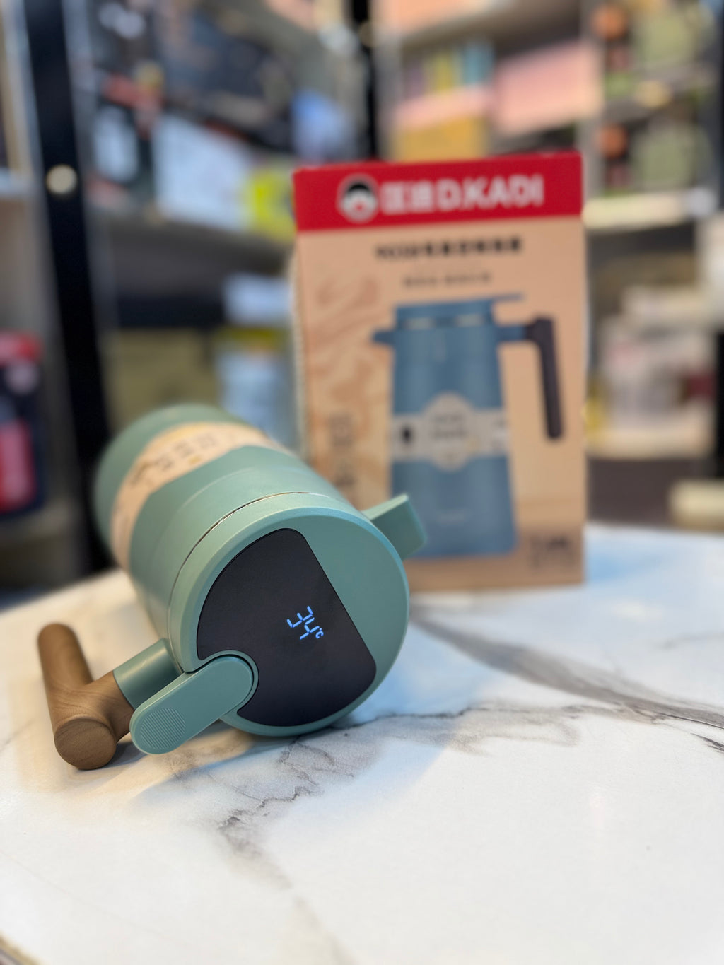 D.Kadi 1680Ml Temperature Thermos - Three Layer Hot and Cold thermos (Sea Green)