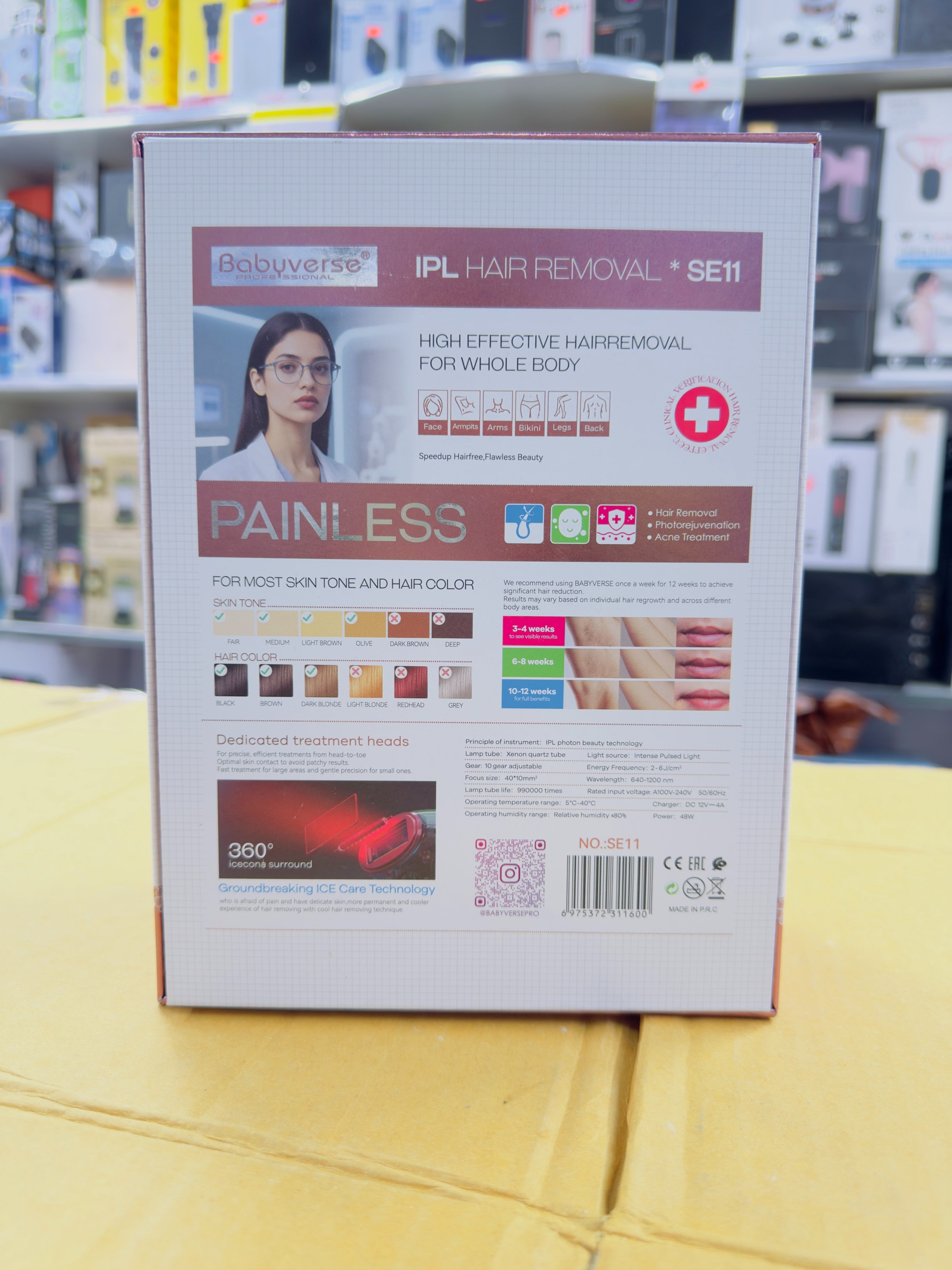 Babyverse Professional IPL Hair Laser Remover SE11