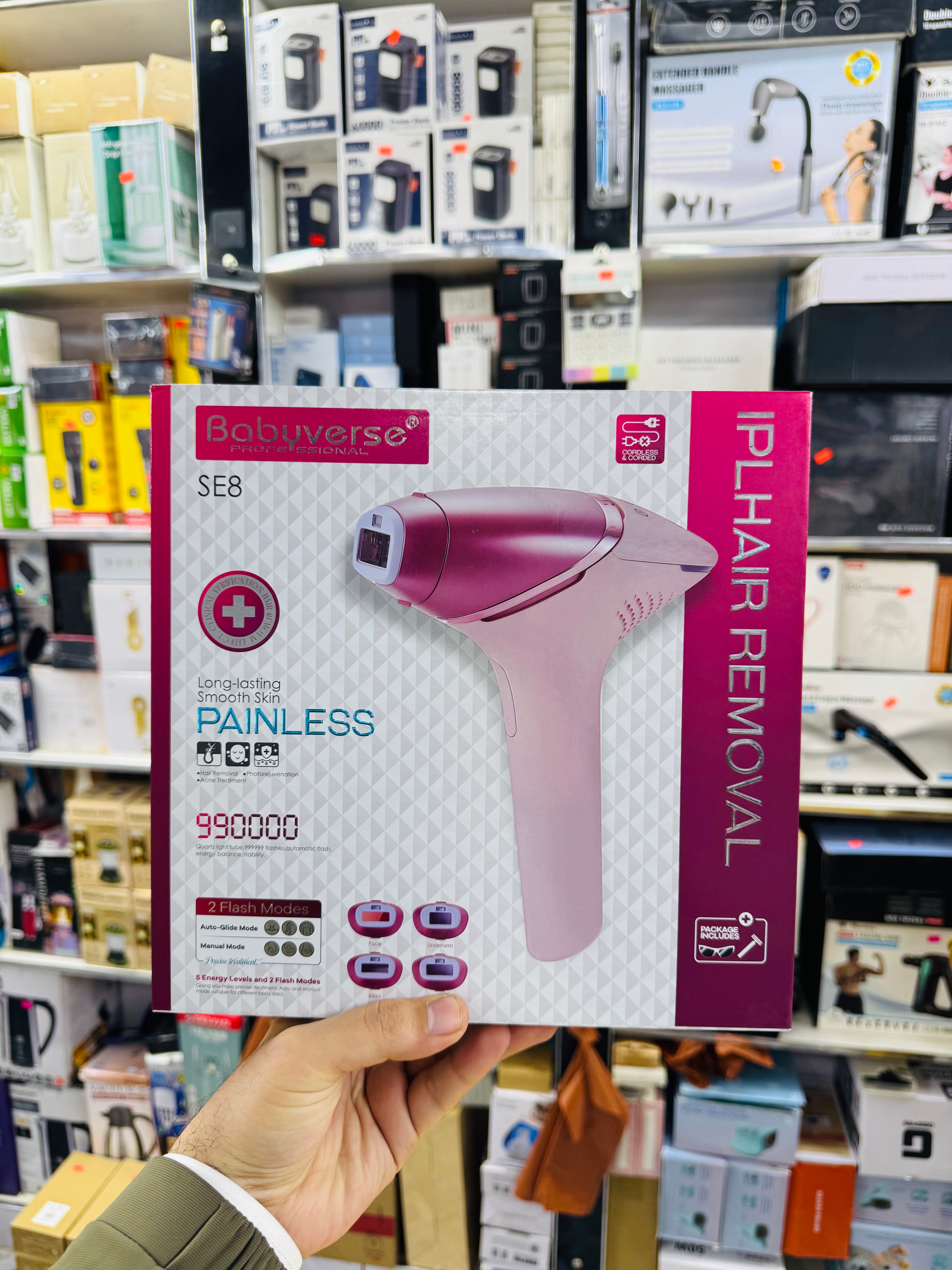 Babyverse Professional IPL Laser Hair Removel SE8