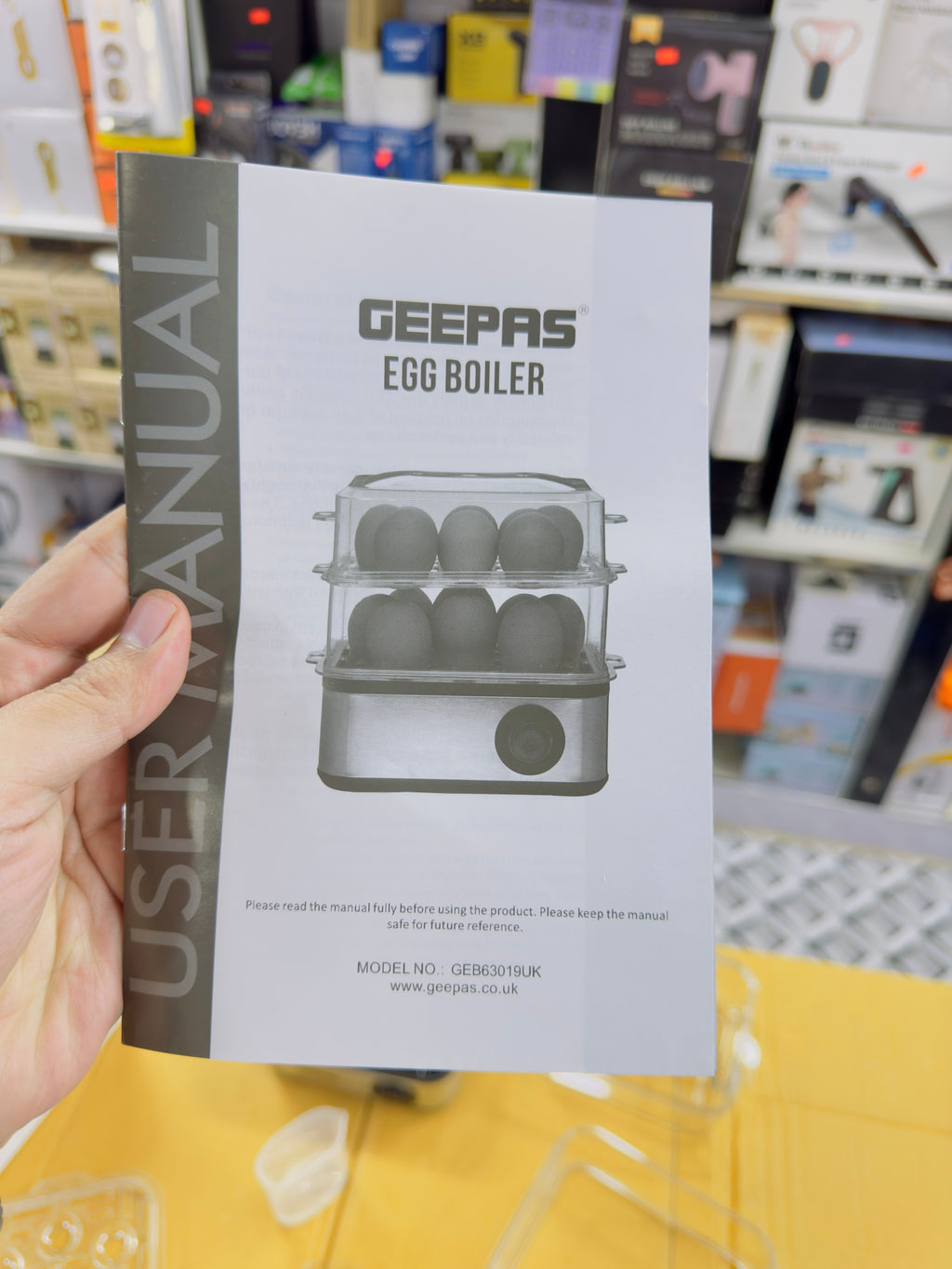 Geepas Egg Boiler GEB63019UK