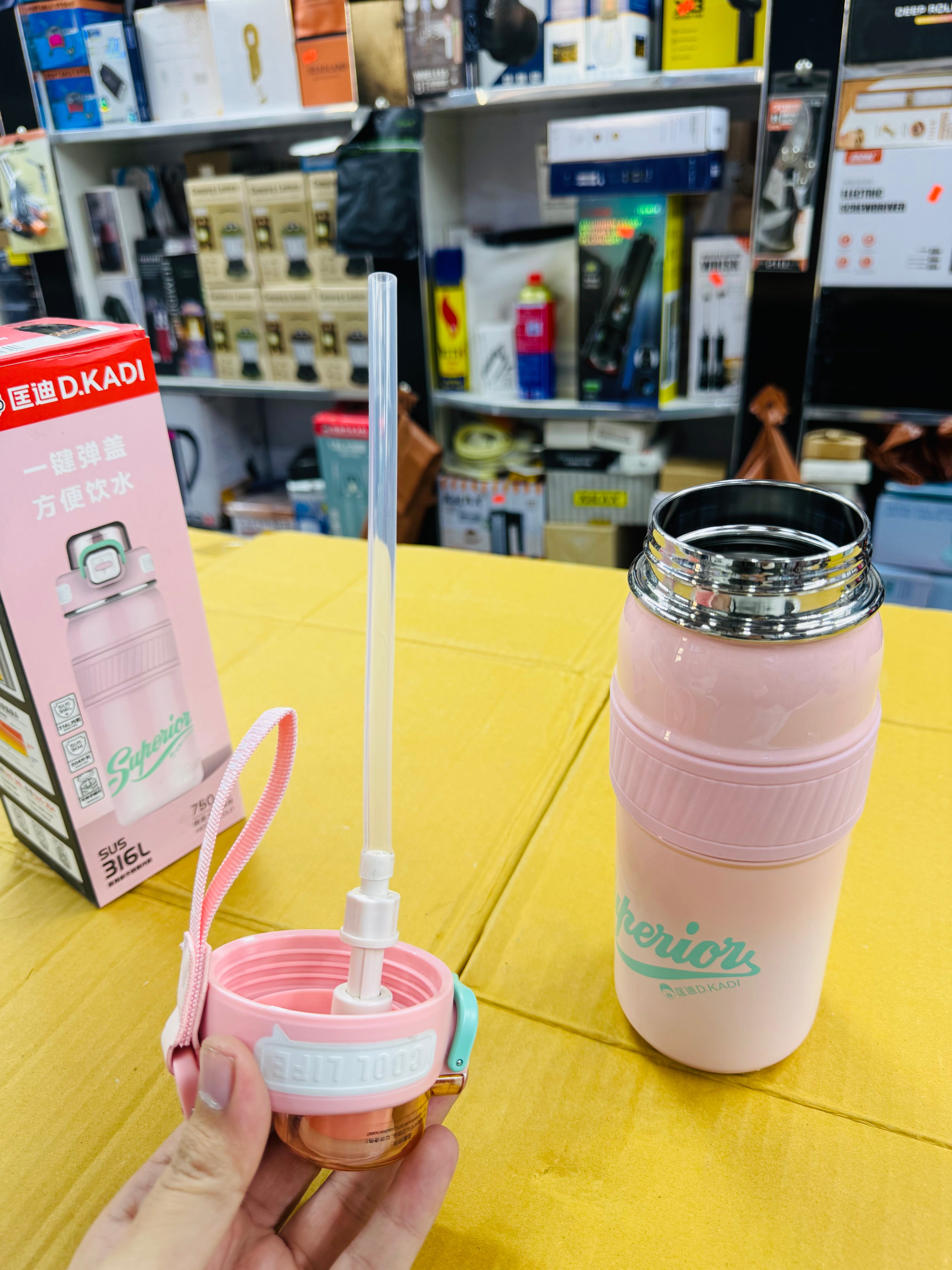 D.kadi 750ml Hot and Cold Water Bottle