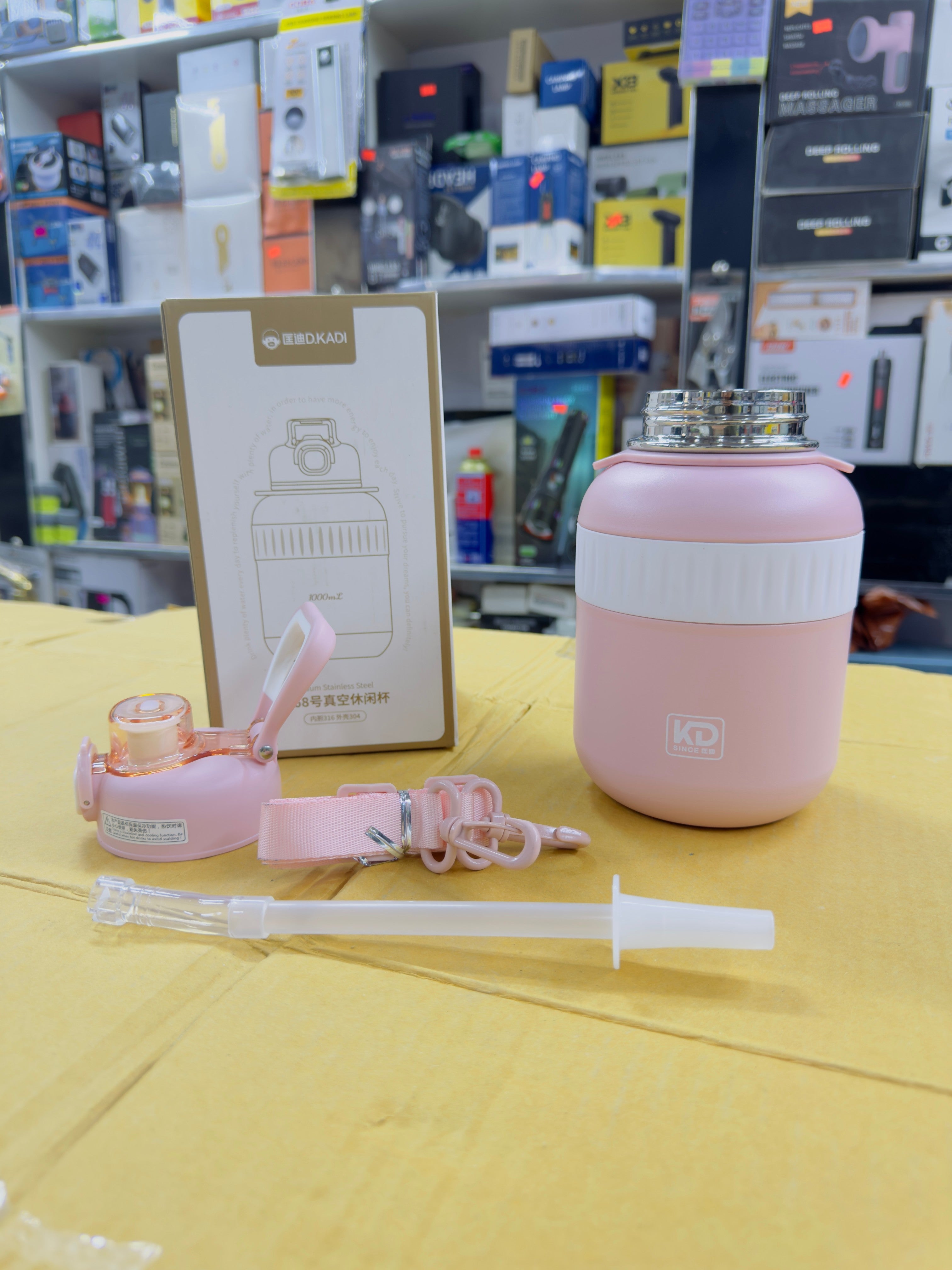 D.kadi 1000ml Hot n Cold Bottle