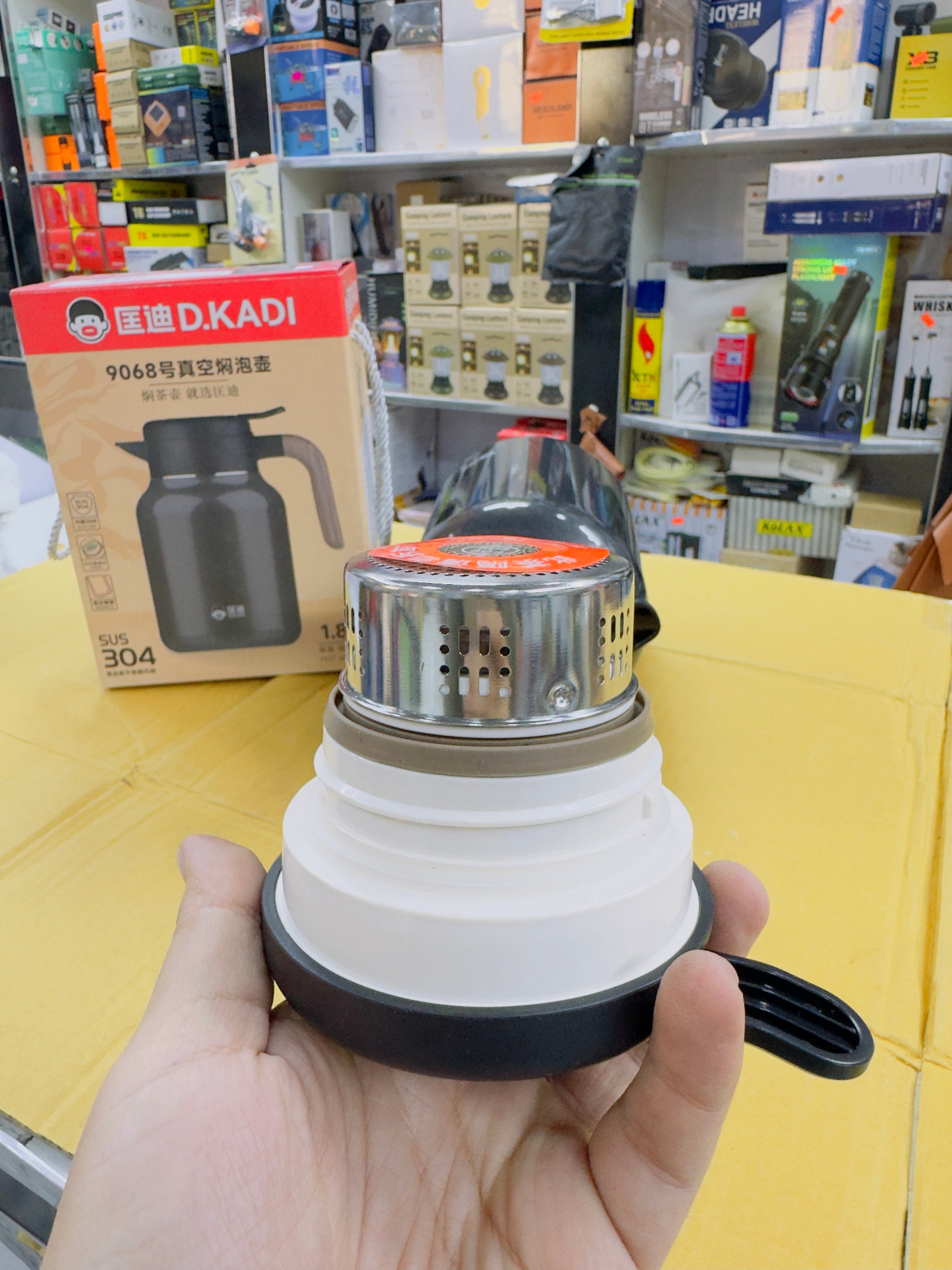 D.Kadi 1.9 Ml Hot and Cold Thermos (Black)