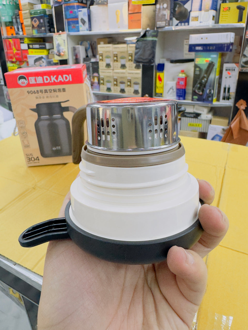 D.Kadi 1.9 Ml Hot and Cold Thermos (Black)