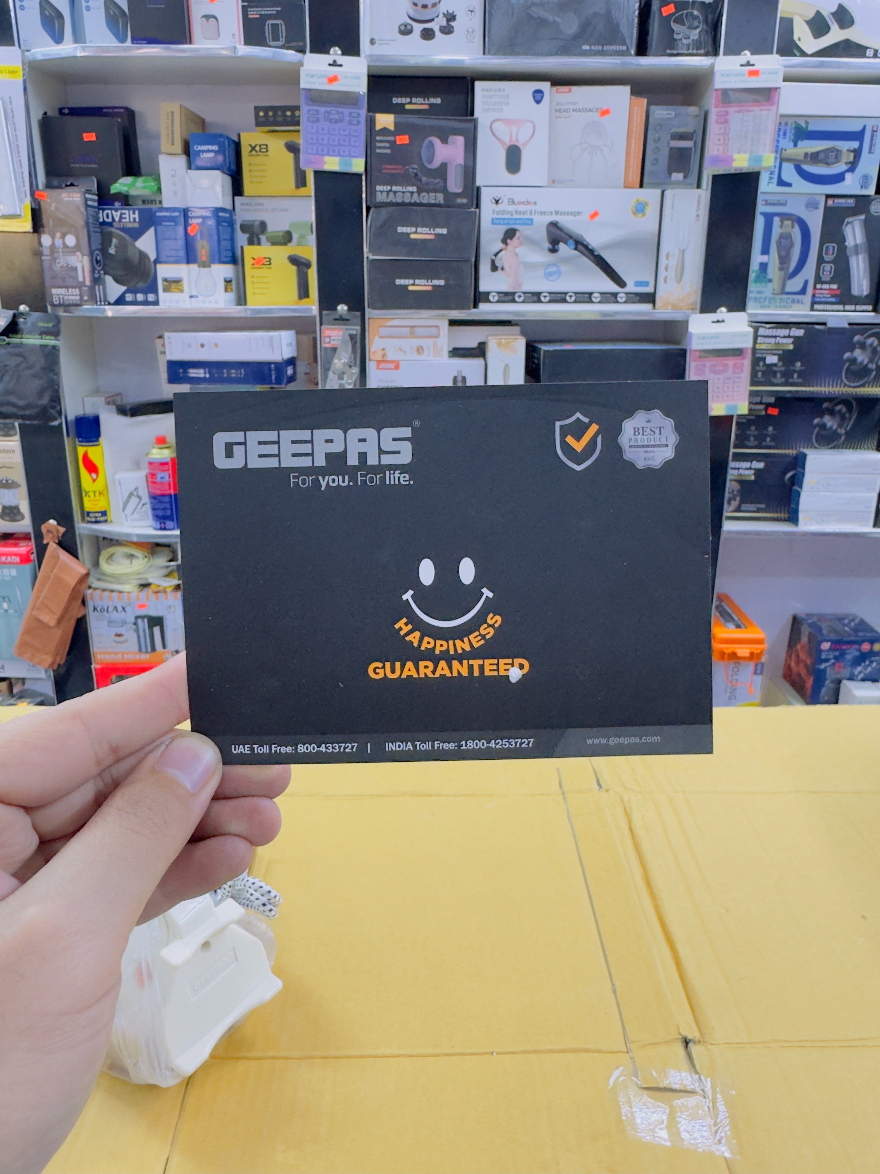 Geepas Heavy Dry Iron GDI2780P