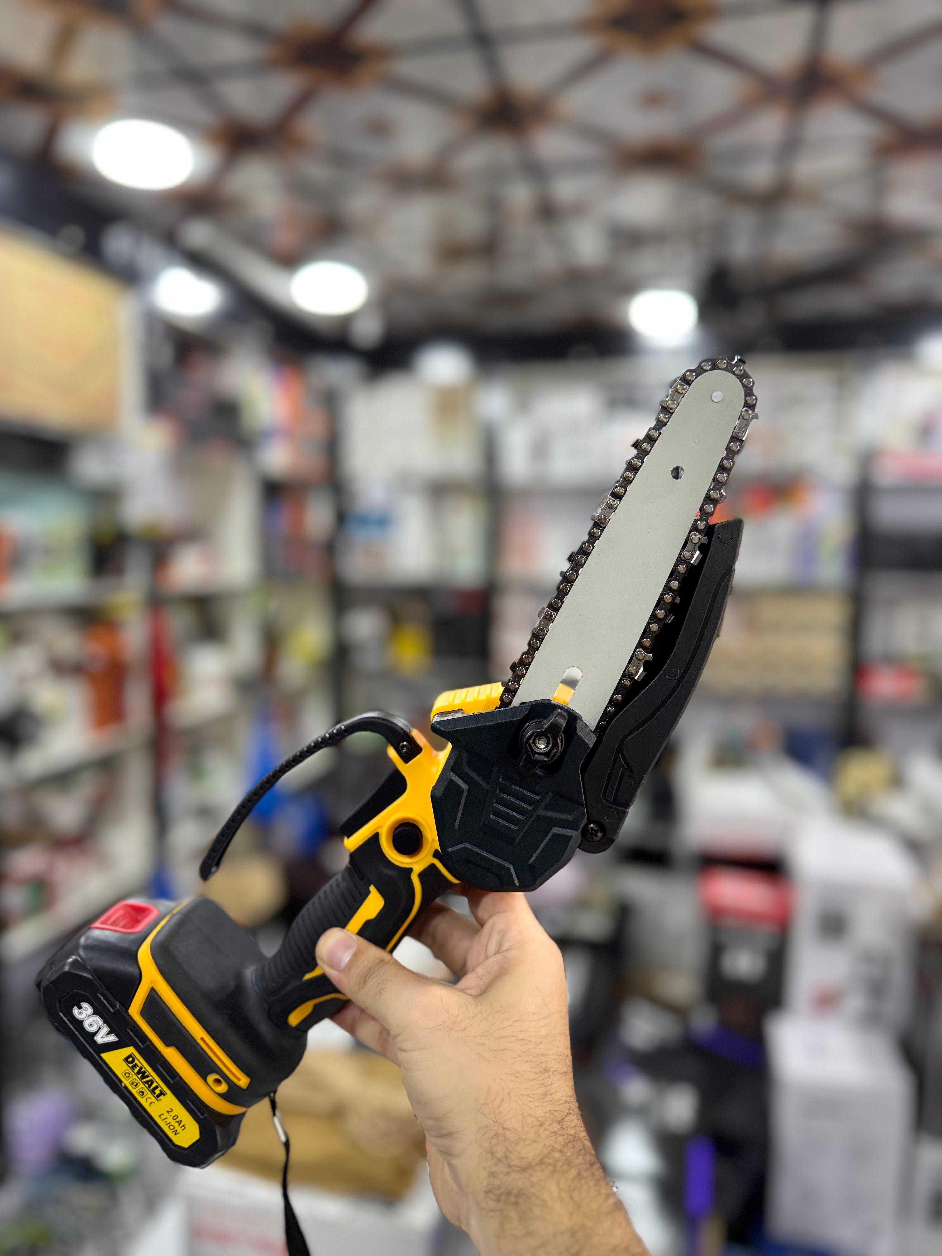 Dewalt Chargeable Chainsaw with double batteries