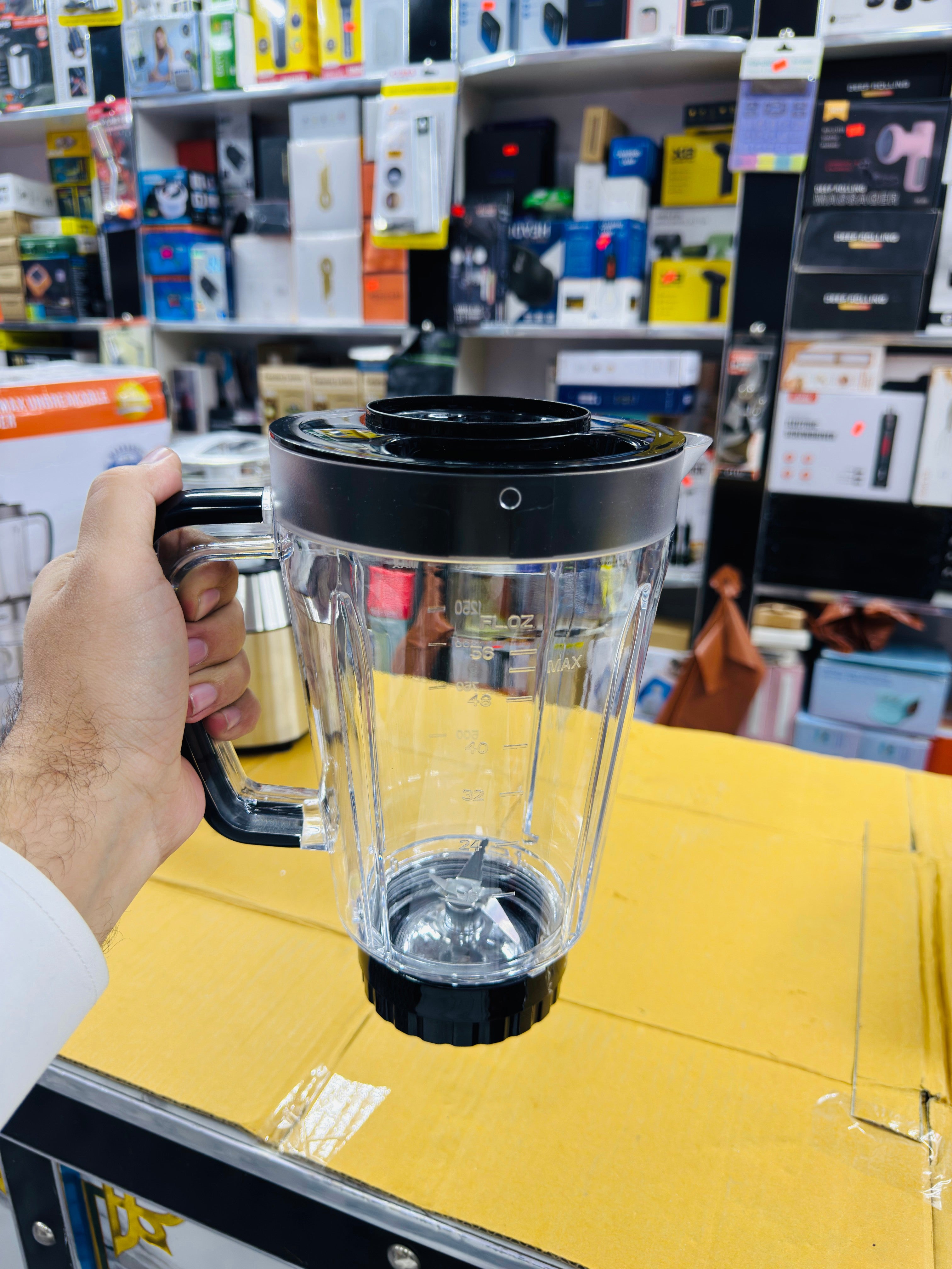 Geepas Power Max Unbreakable Blender 600W GSB44037P