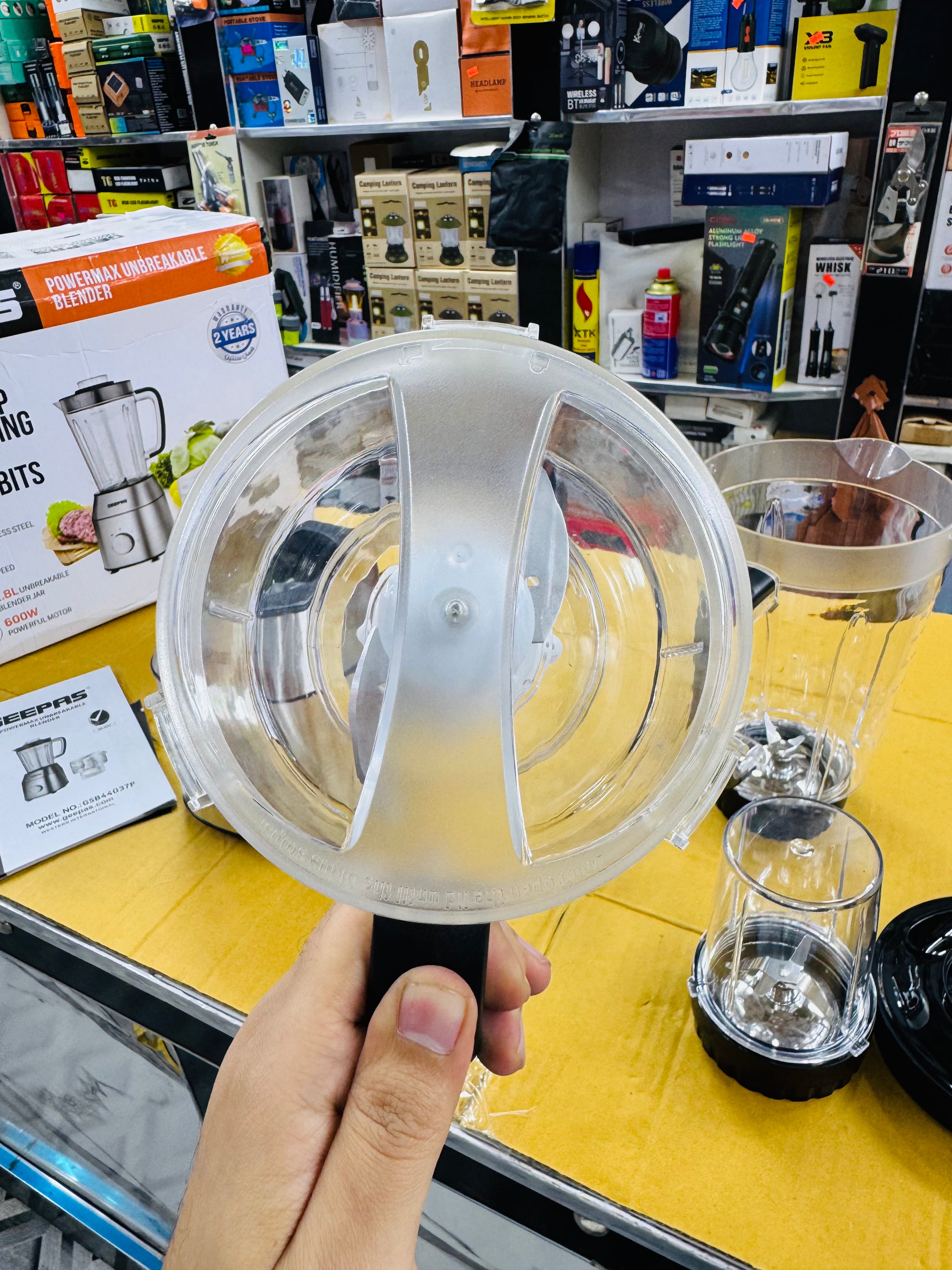 Geepas Power Max Unbreakable Blender 600W GSB44037P