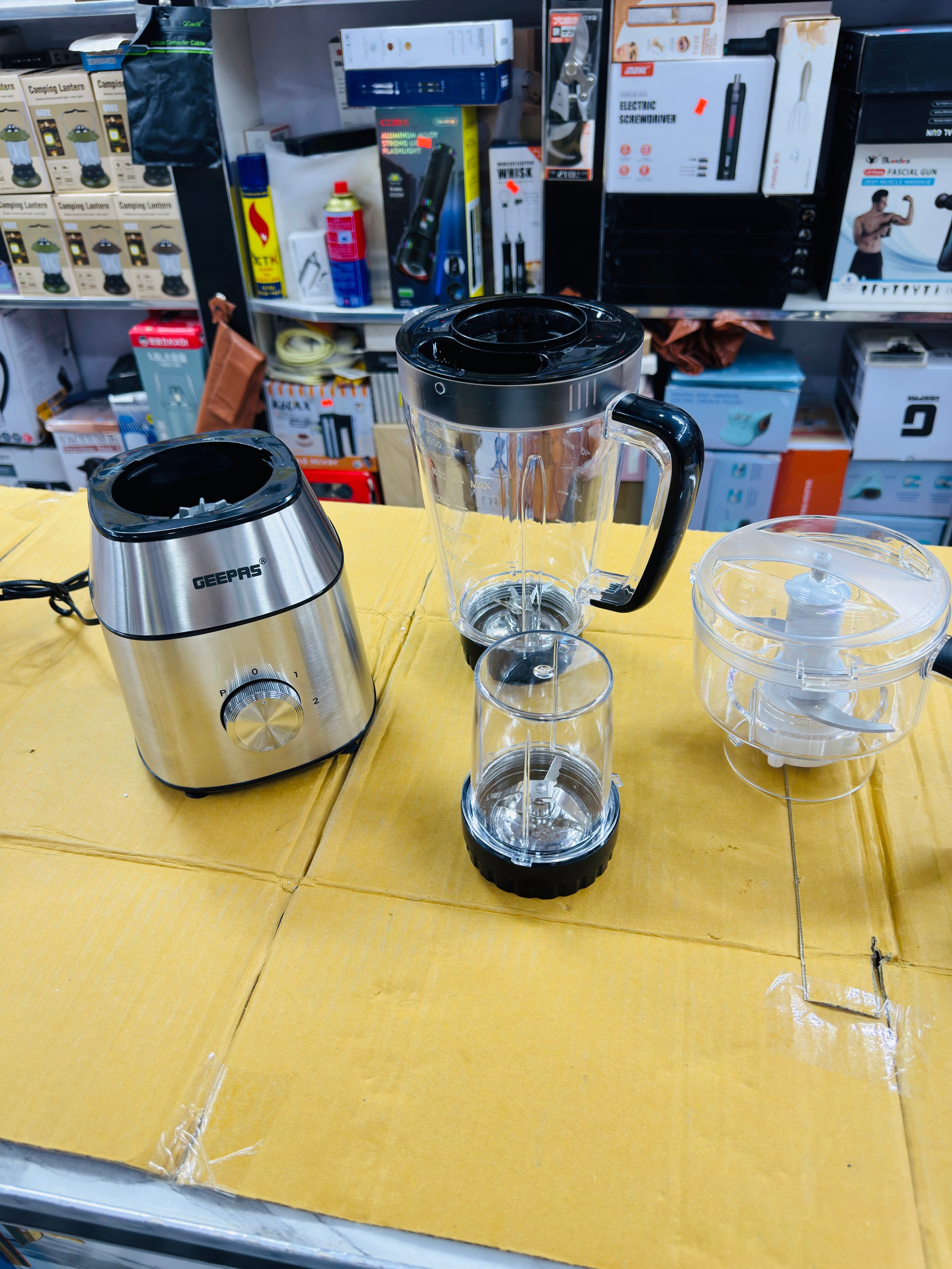 Geepas Power Max Unbreakable Blender 600W GSB44037P