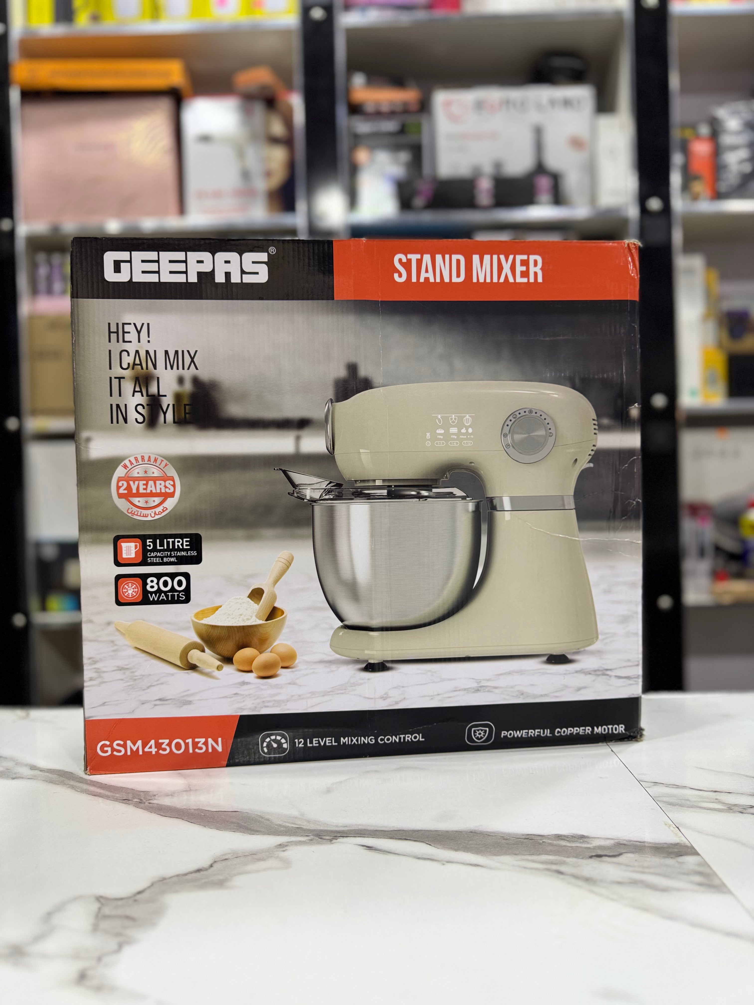 Geepas Stand Mixer 5L GSM43013M