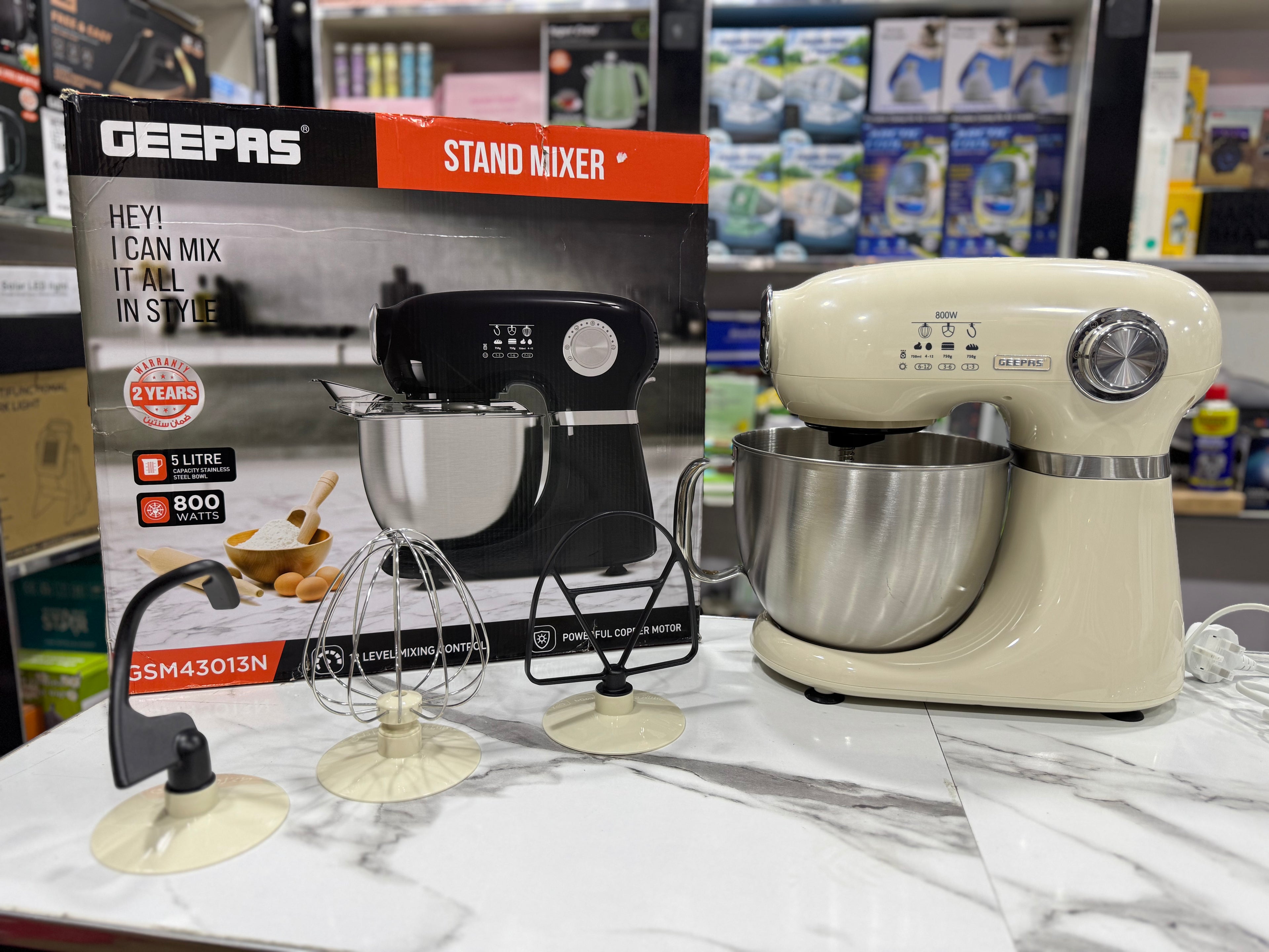 Geepas Stand Mixer 5L GSM43013M