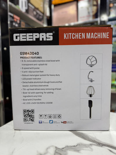 Geepas Stand Mixer 8.5 L GSM43040