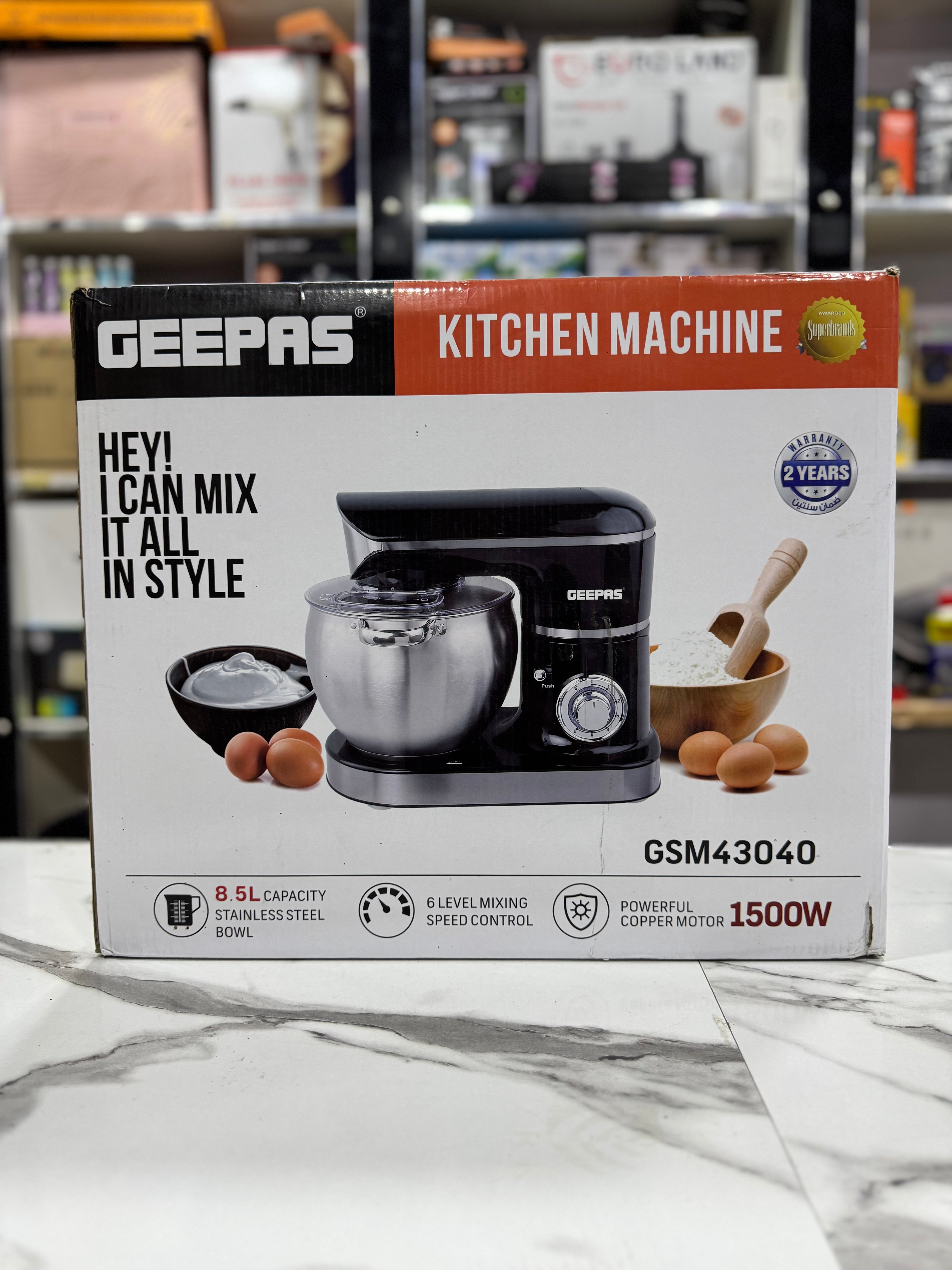 Geepas Stand Mixer 8.5 L GSM43040