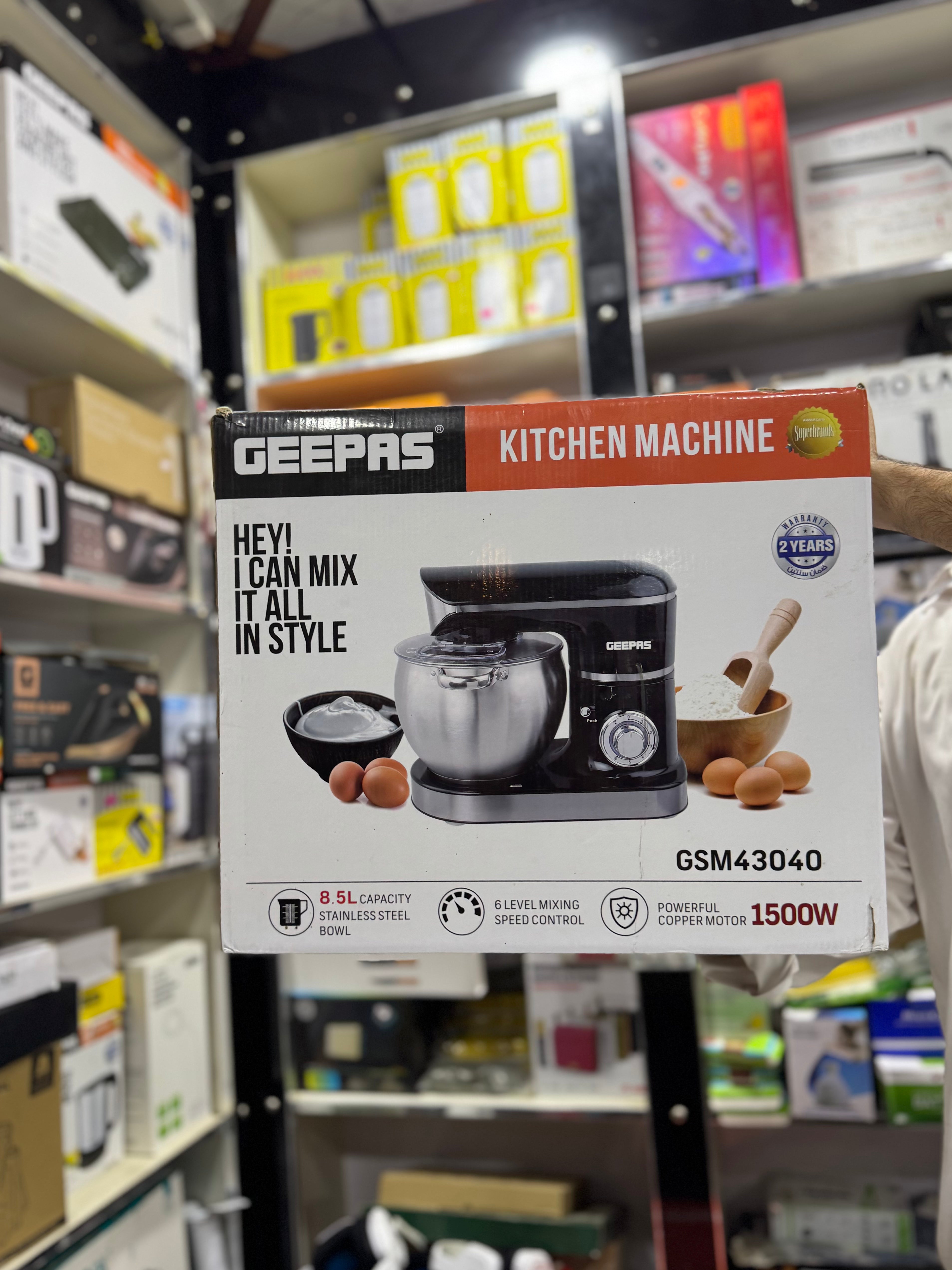 Geepas Stand Mixer 8.5 L GSM43040