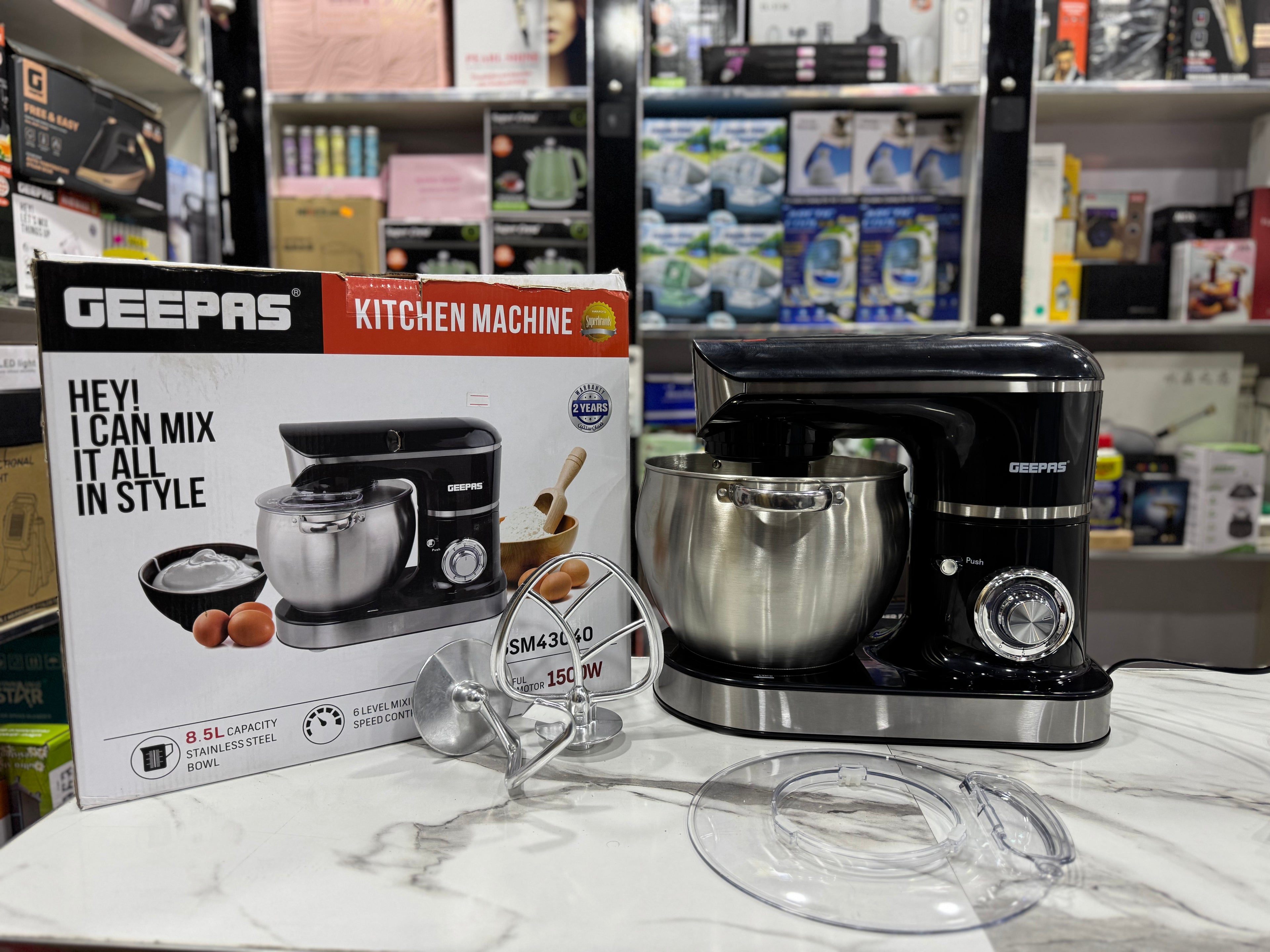 Geepas Stand Mixer 8.5 L GSM43040