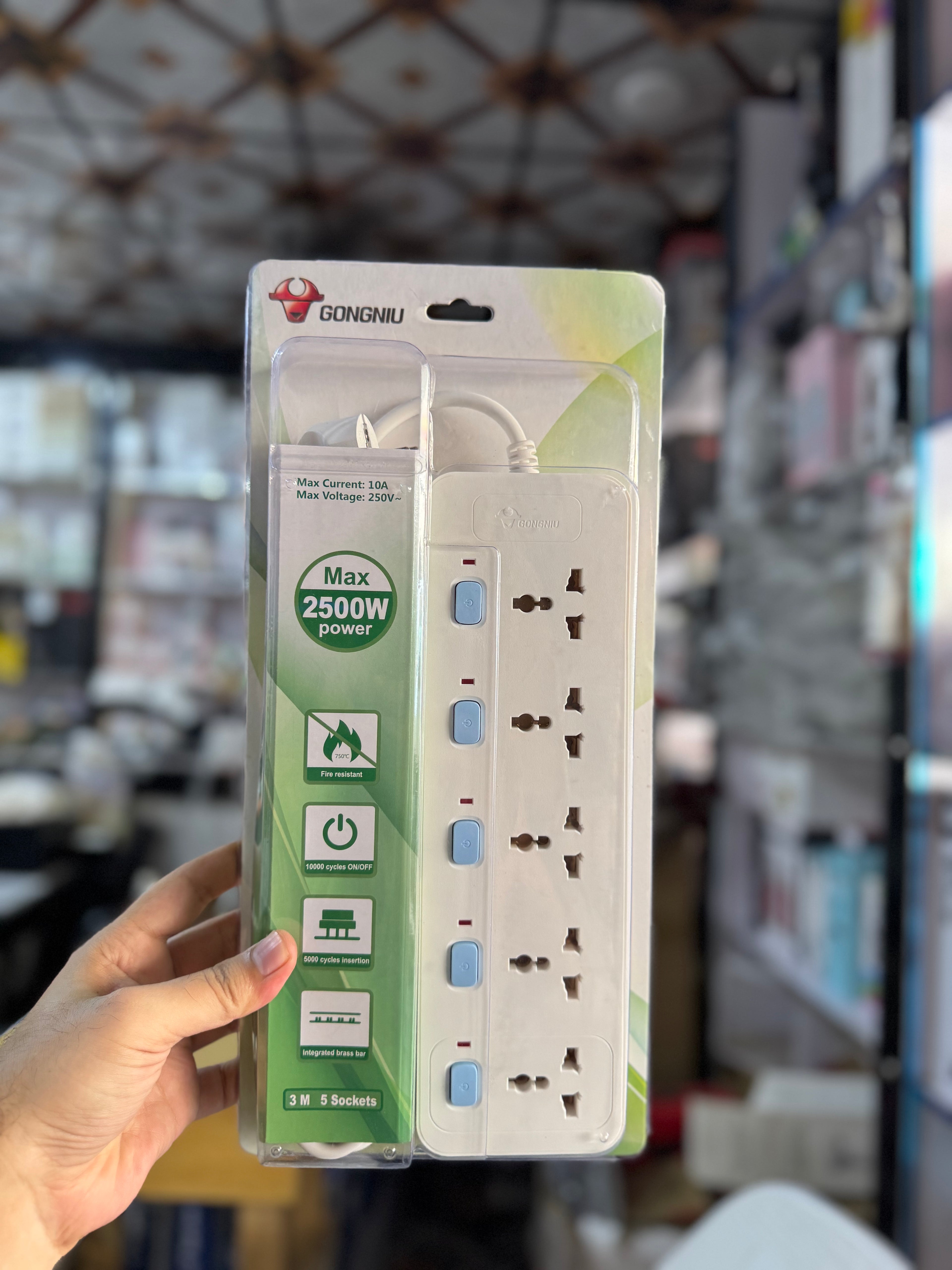 Gongniu 5 Way Extension Board With Separate Buttons