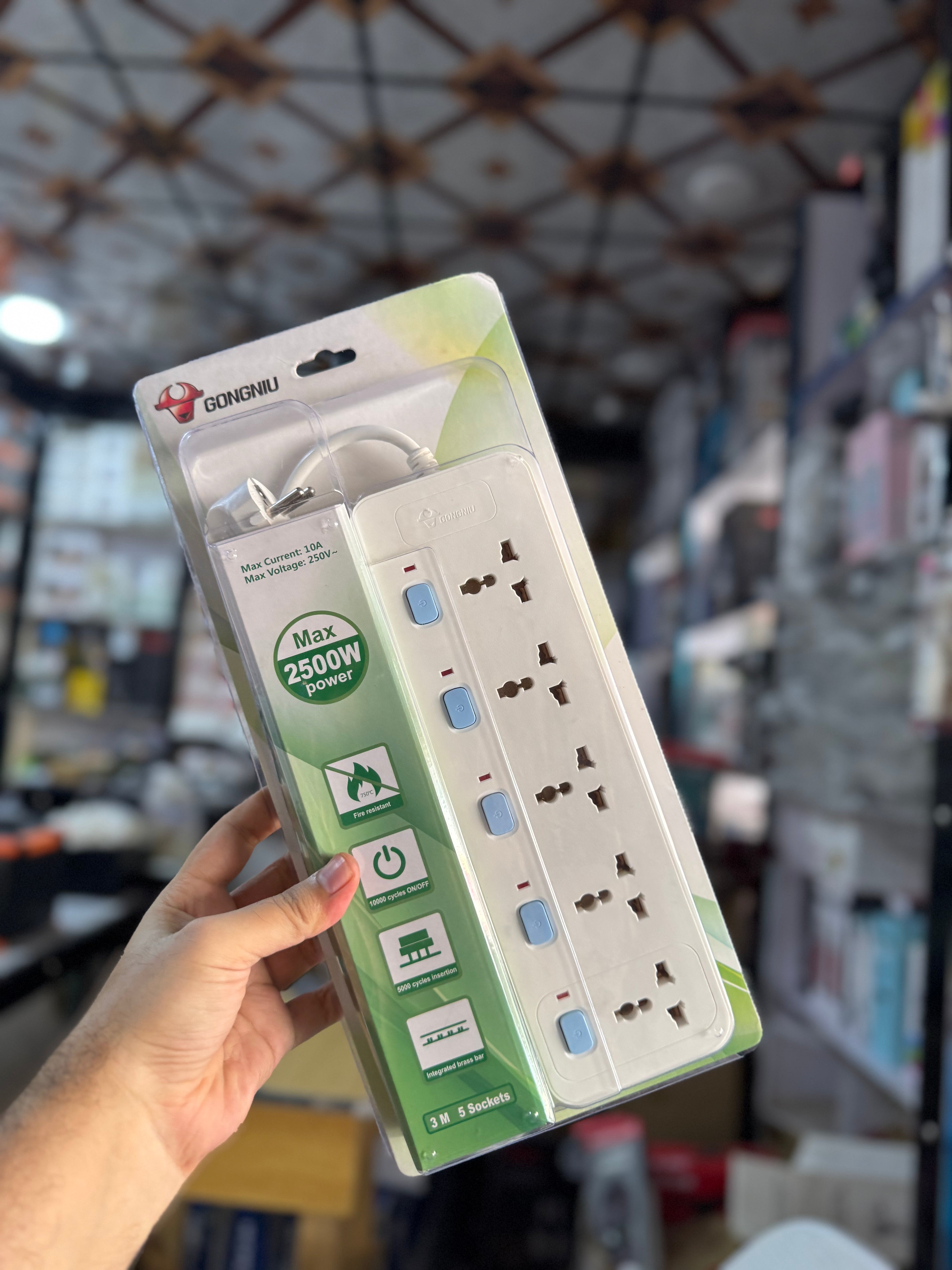 Gongniu 5 Way Extension Board With Separate Buttons