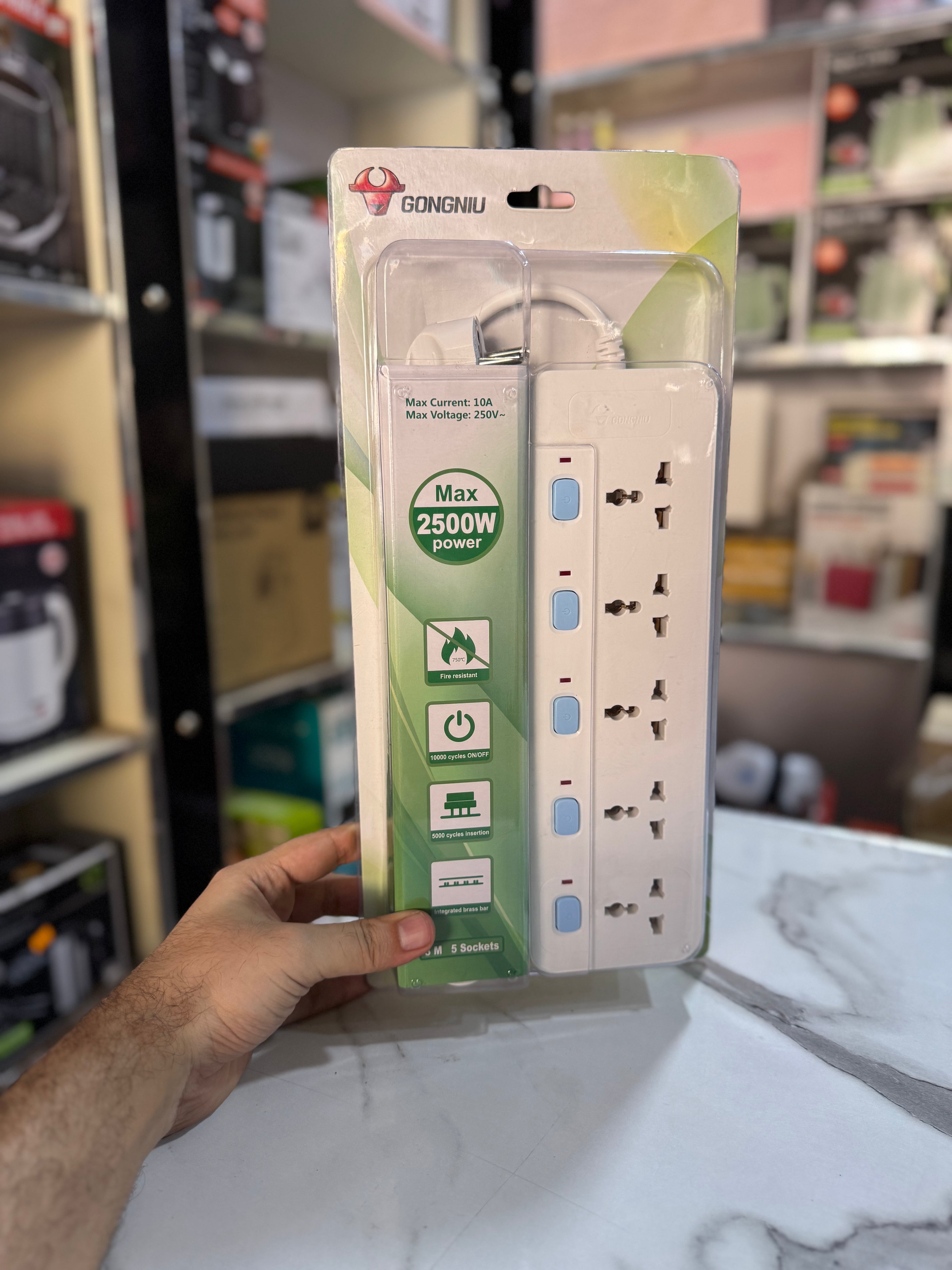 Gongniu 5 Way Extension Board With Separate Buttons