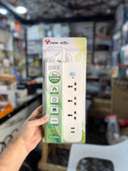 Gongniu 3 Ways Extension Board With 2 Usb Ports