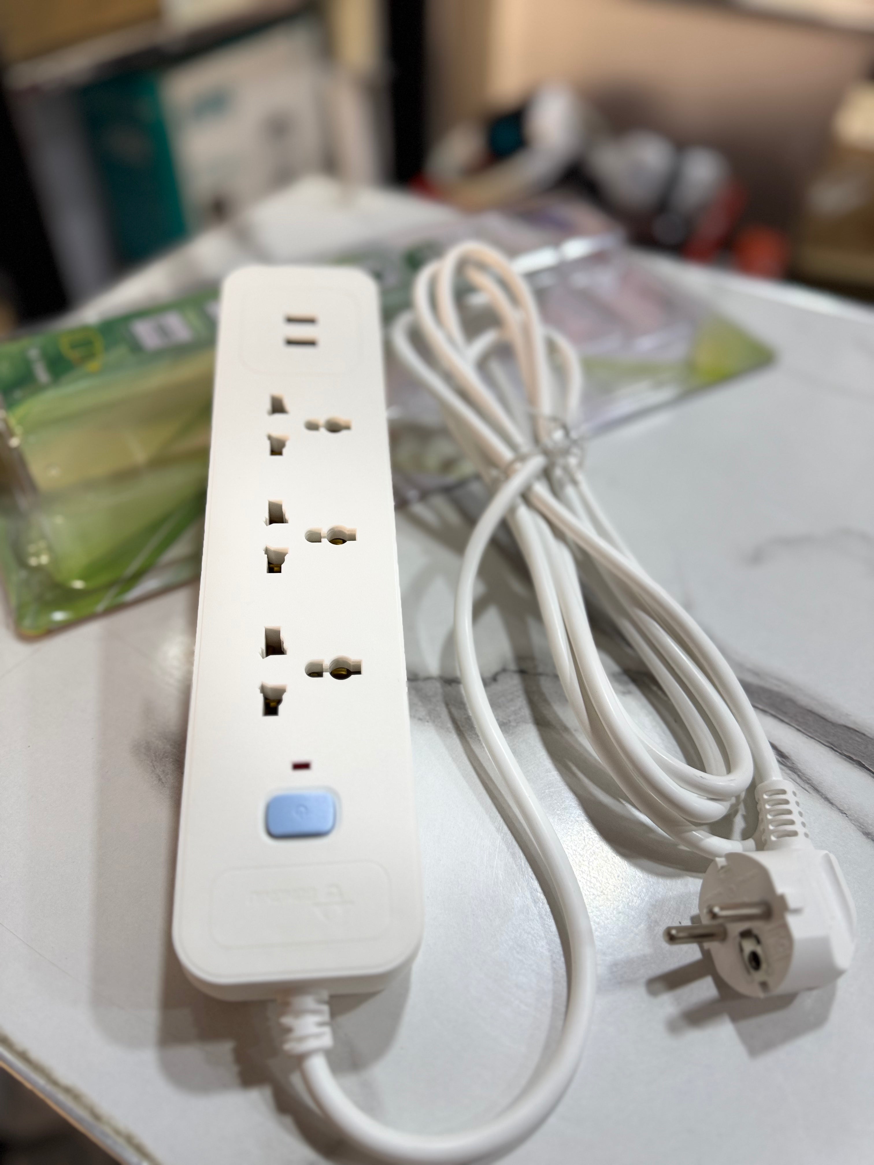 Gongniu 3 Ways Extension Board With 2 Usb Ports