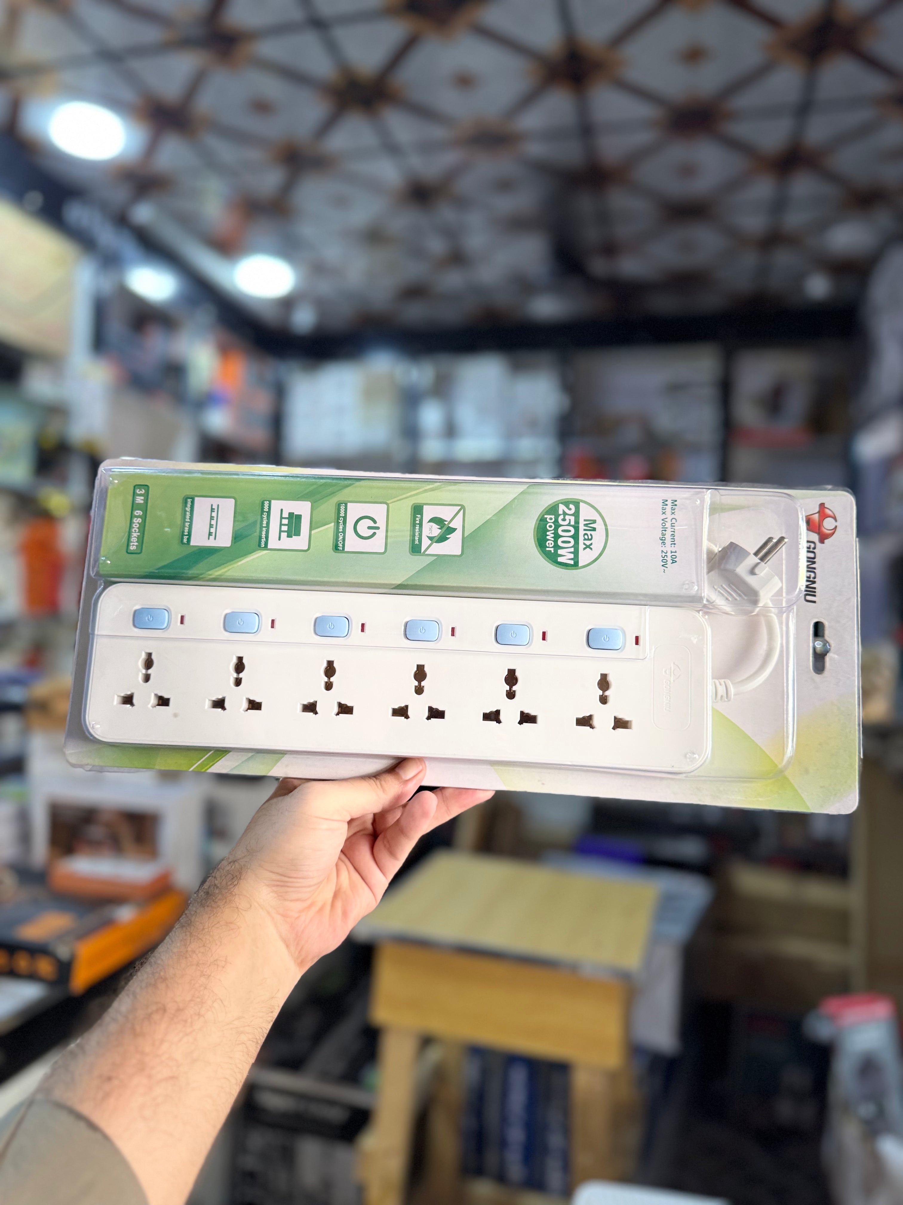 Gongniu 6 Way Extension Board With Separate Buttons