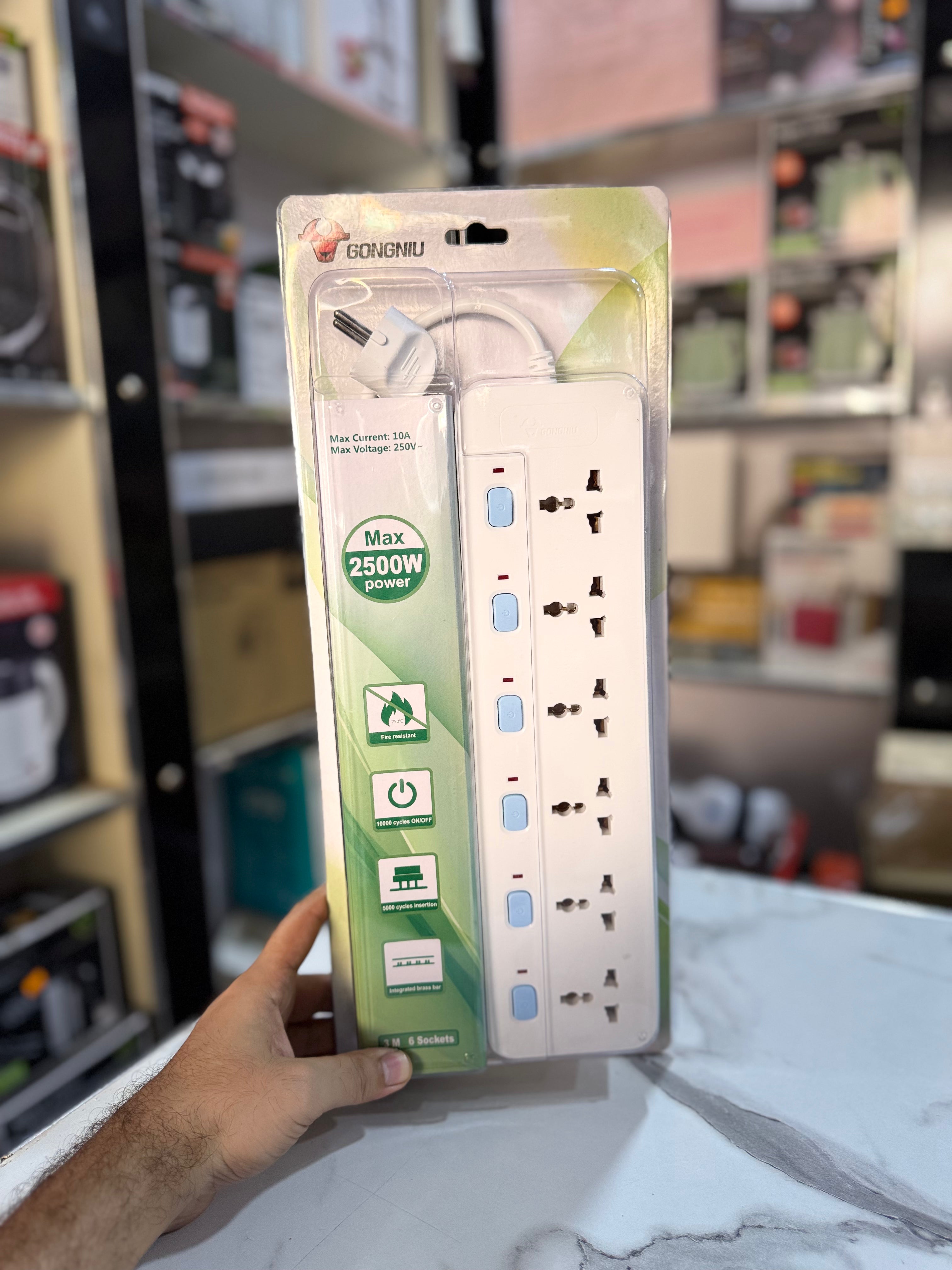 Gongniu 6 Way Extension Board With Separate Buttons