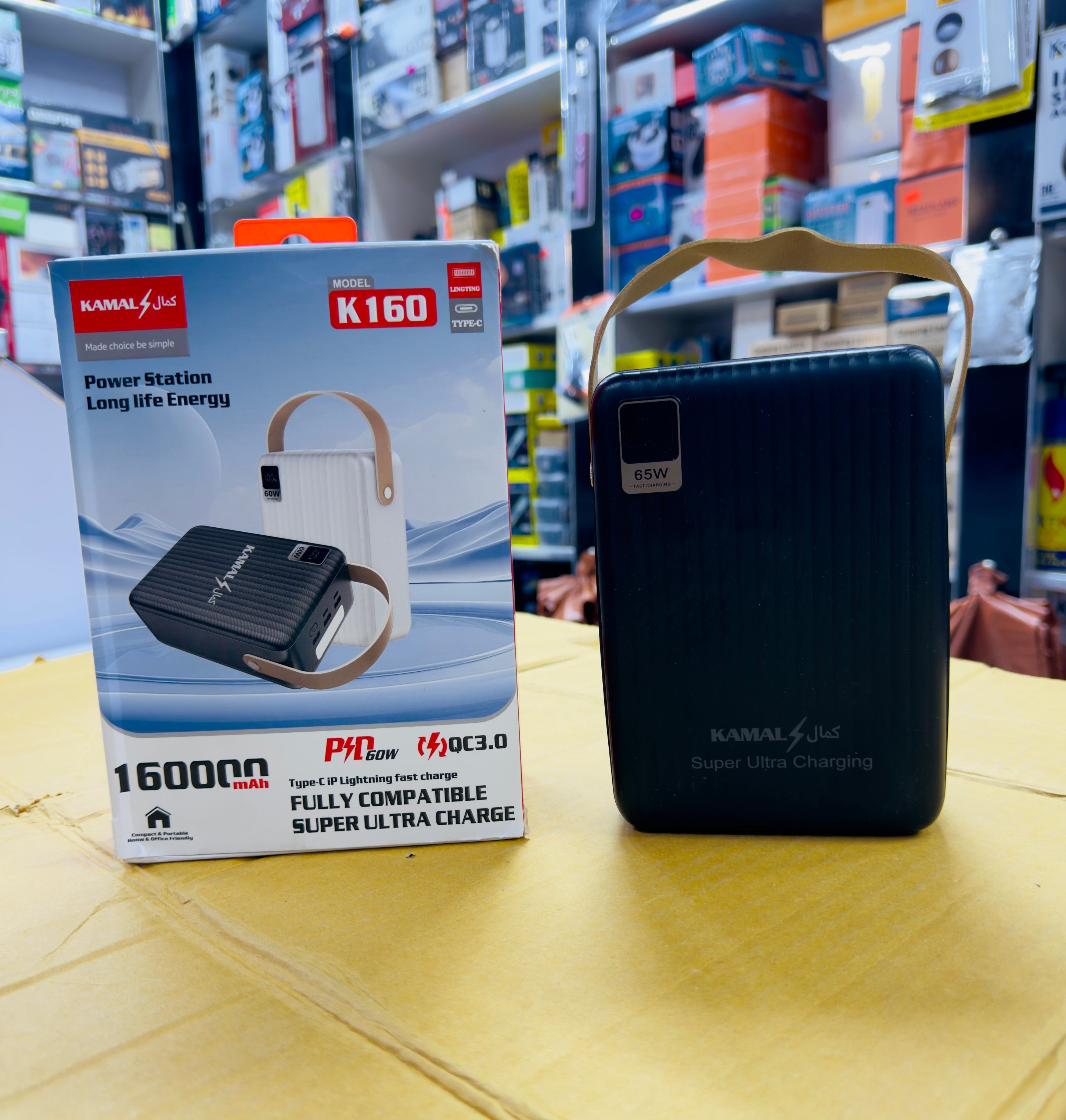 Kamal Brand Pd 60W Super Fast 160K Mah Power Bank
