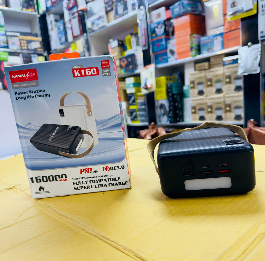 Kamal Brand Pd 60W Super Fast 160K Mah Power Bank