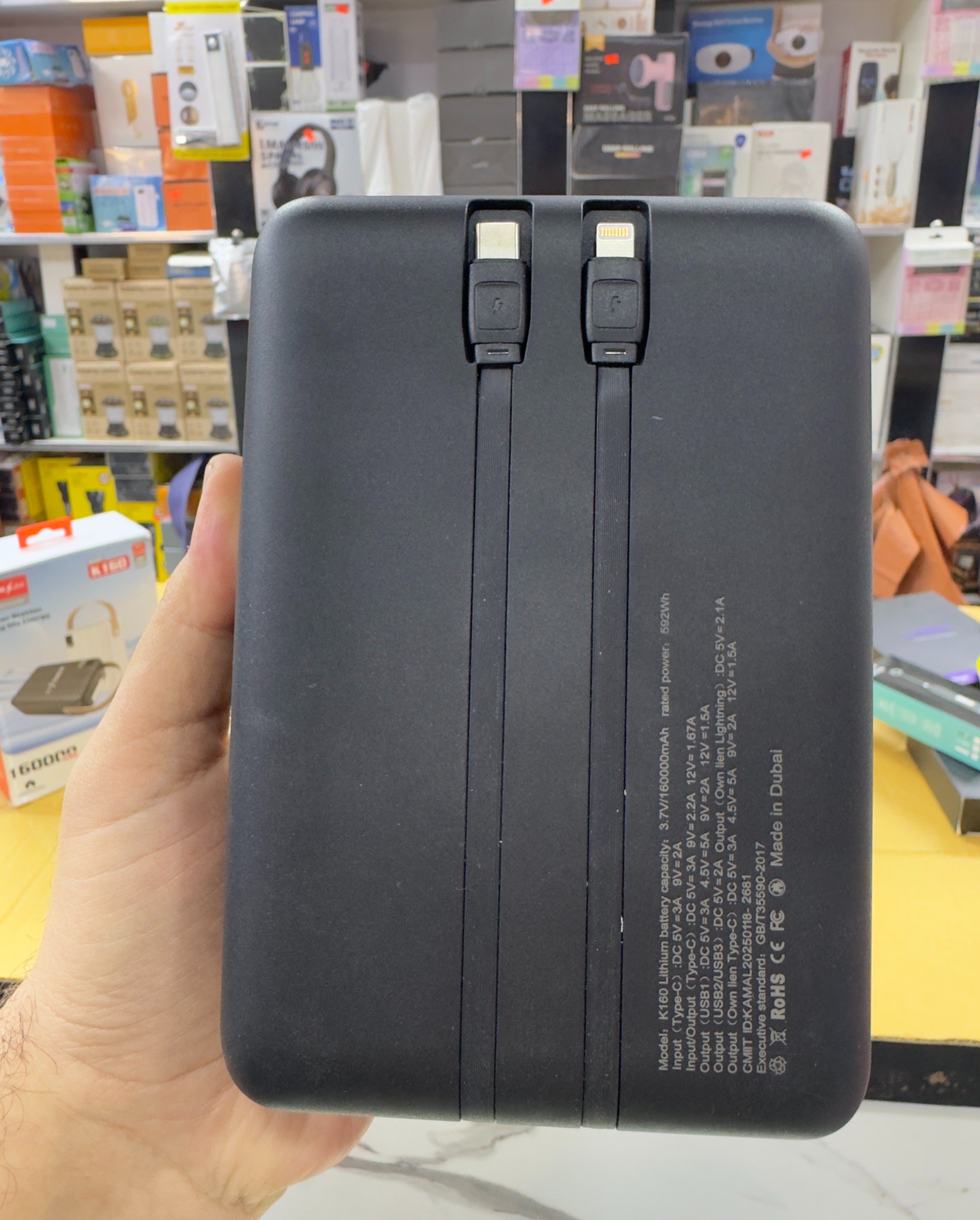 Kamal Brand Pd 60W Super Fast 160K Mah Power Bank