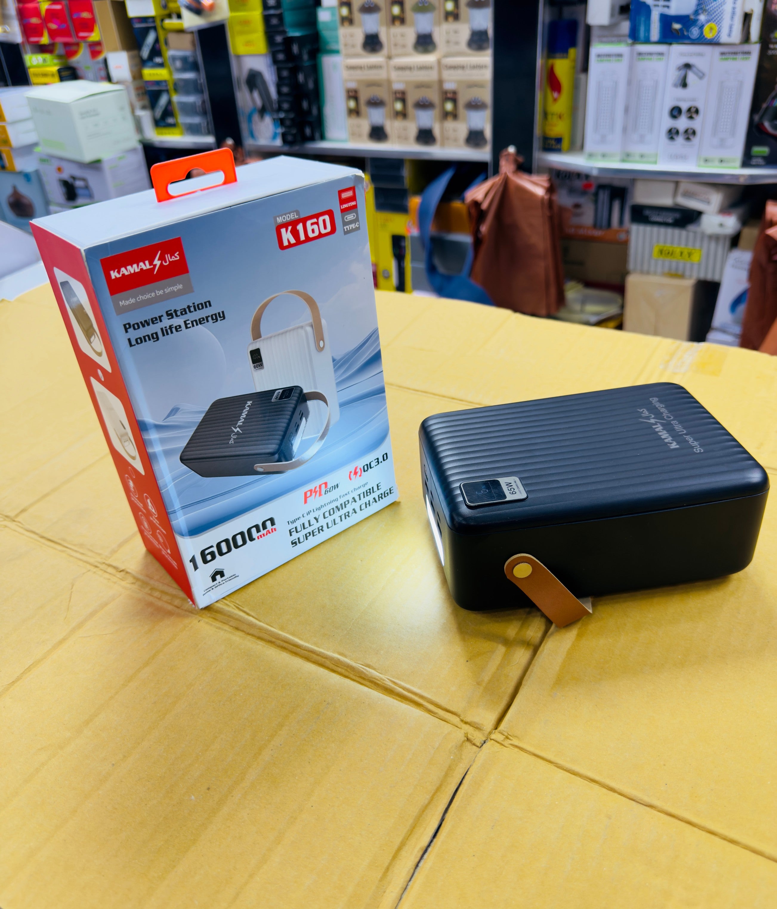 Kamal Brand Pd 60W Super Fast 160K Mah Power Bank
