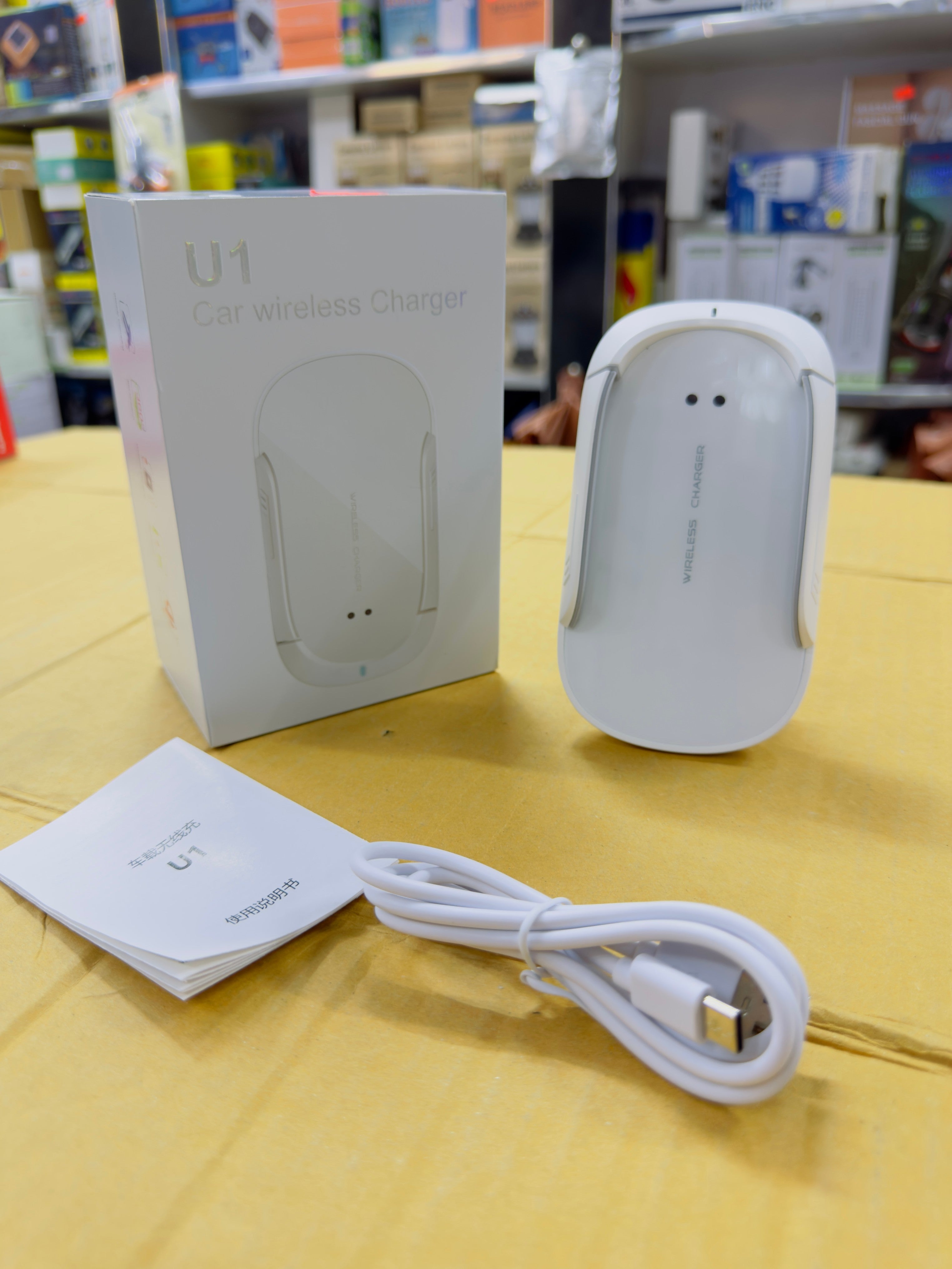 U1 Car Wireless Charger and Mobile Holder