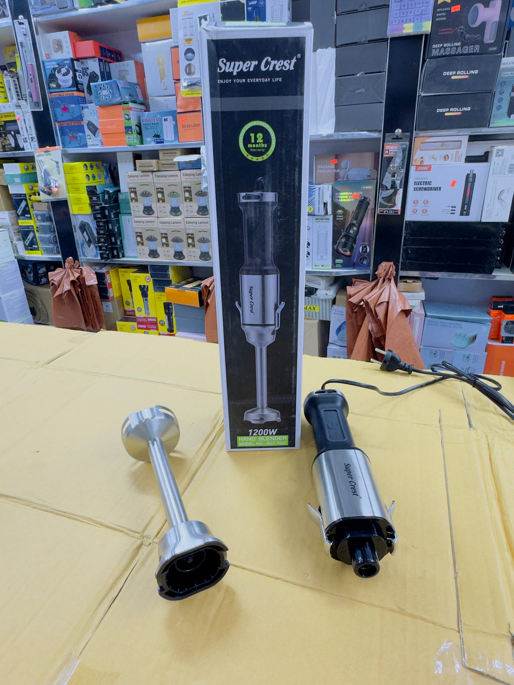 Super Crest 1200W Heavy Hand Blender SCT-7027