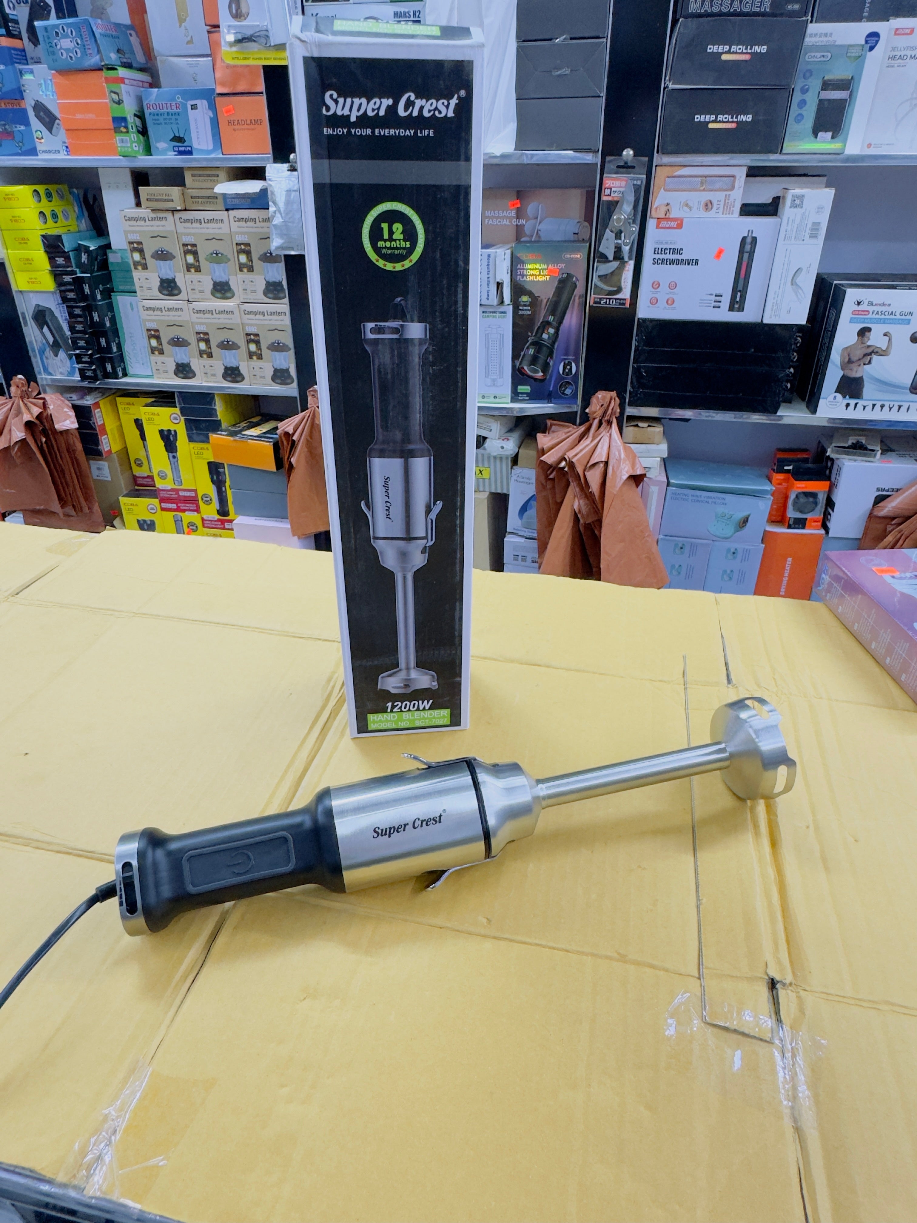 Super Crest 1200W Heavy Hand Blender SCT-7027