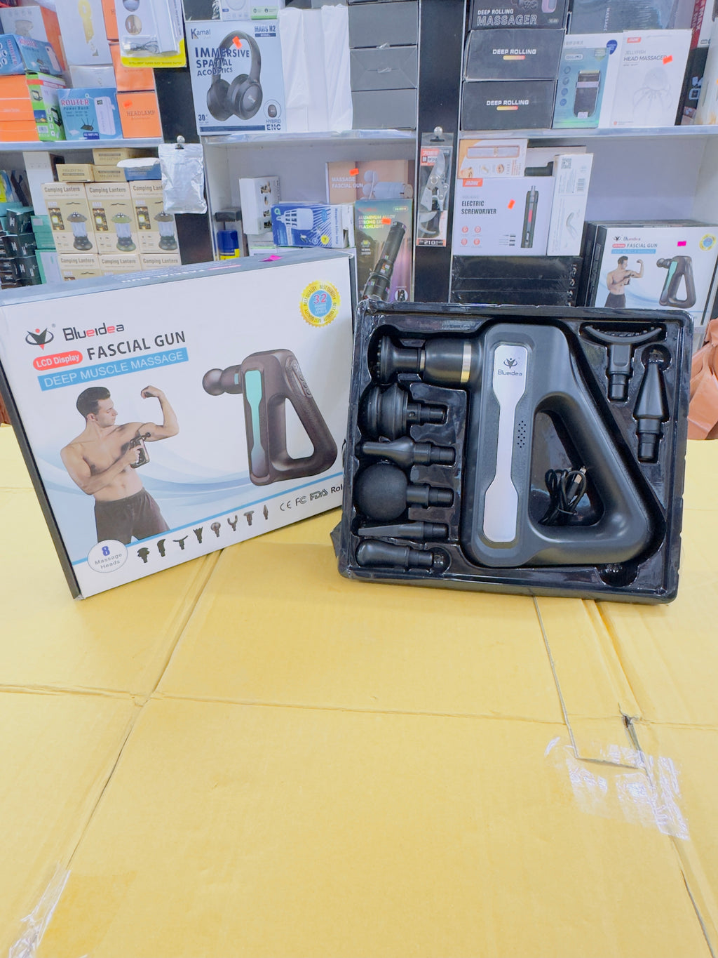 Blueidea 8 Heads Body Gun Massager