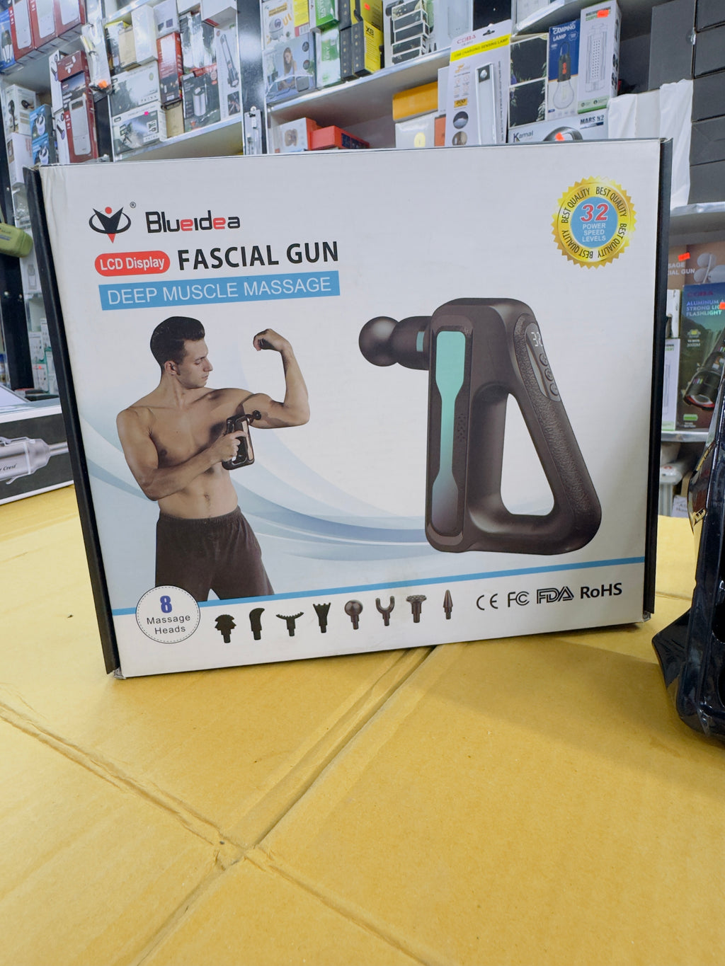 Blueidea 8 Heads Body Gun Massager