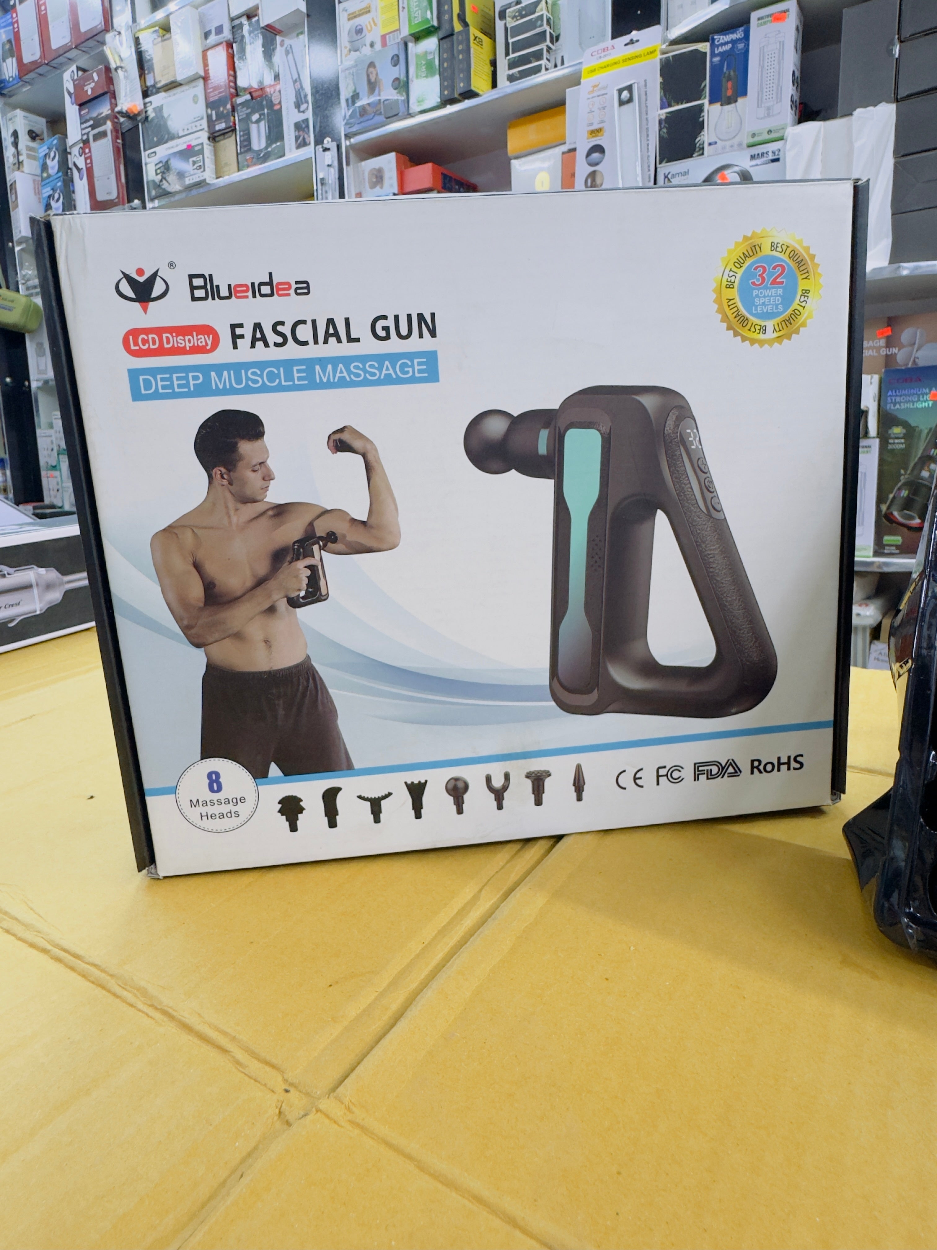 Blueidea 8 Heads Body Gun Massager