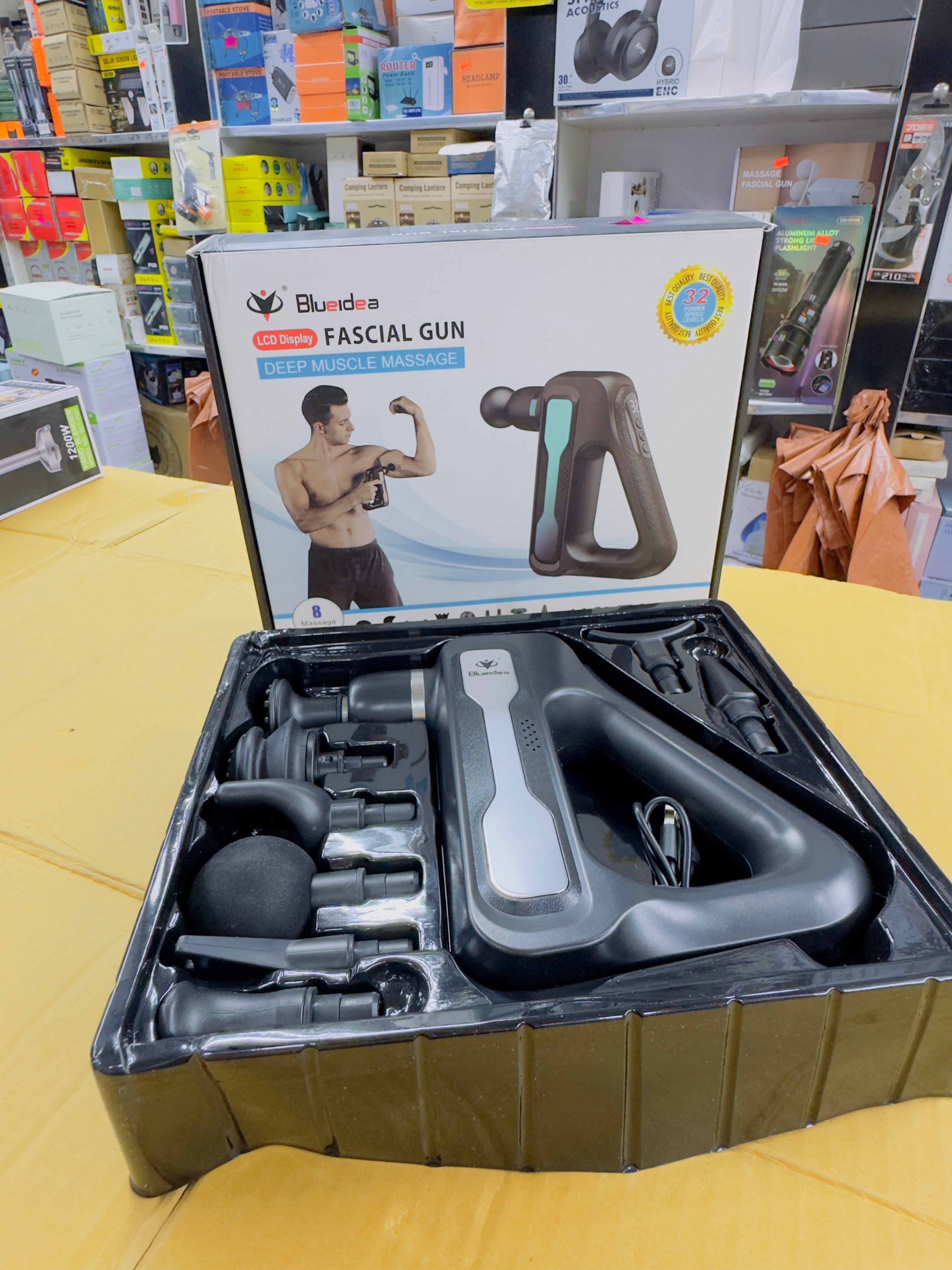 Blueidea 8 Heads Body Gun Massager