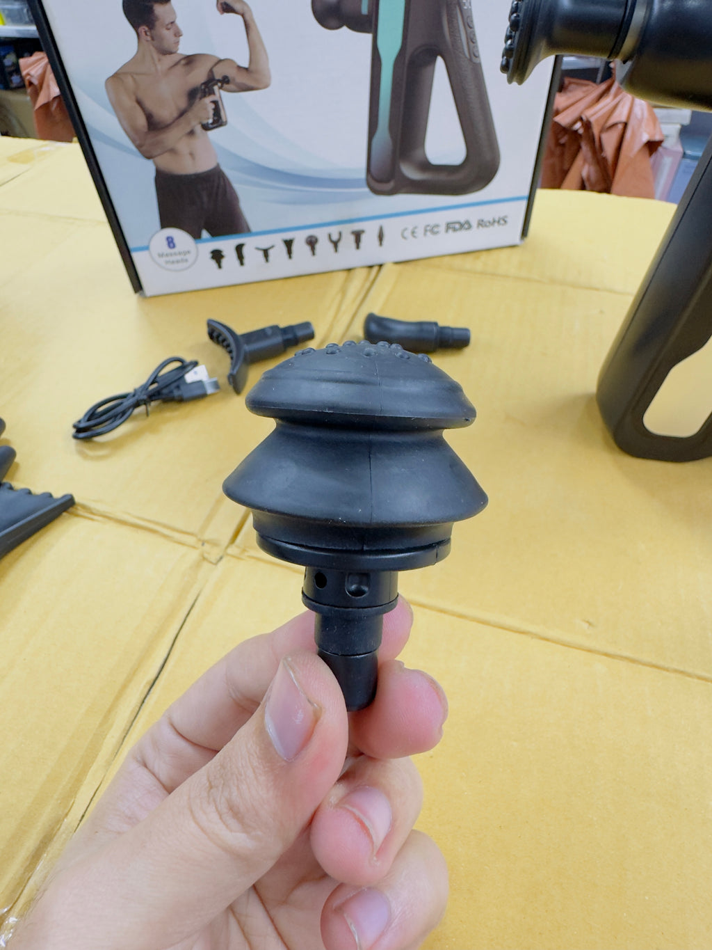 Blueidea 8 Heads Body Gun Massager