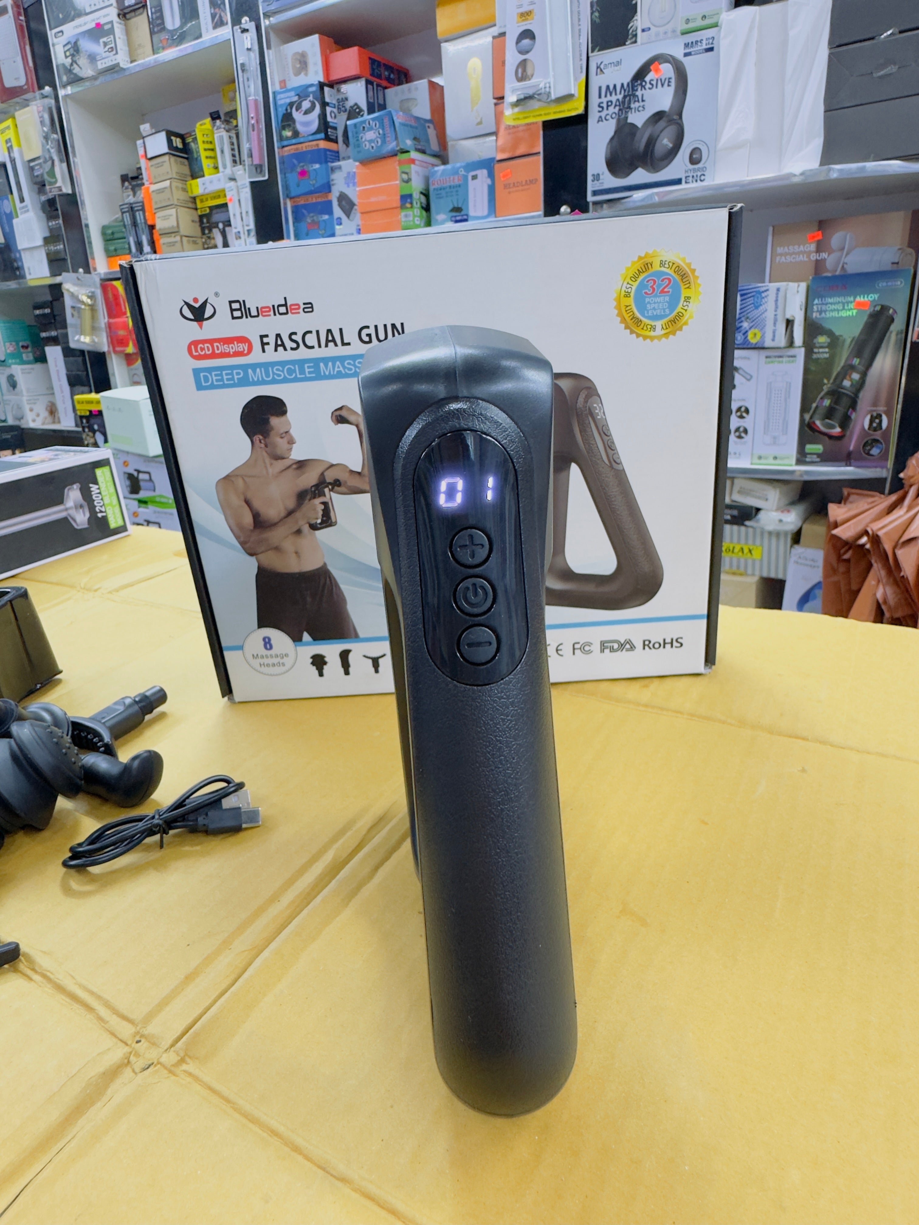 Blueidea 8 Heads Body Gun Massager