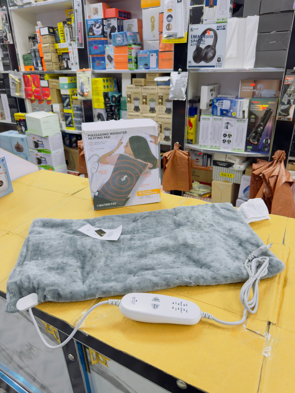 Massaging Weighted Heating Pad