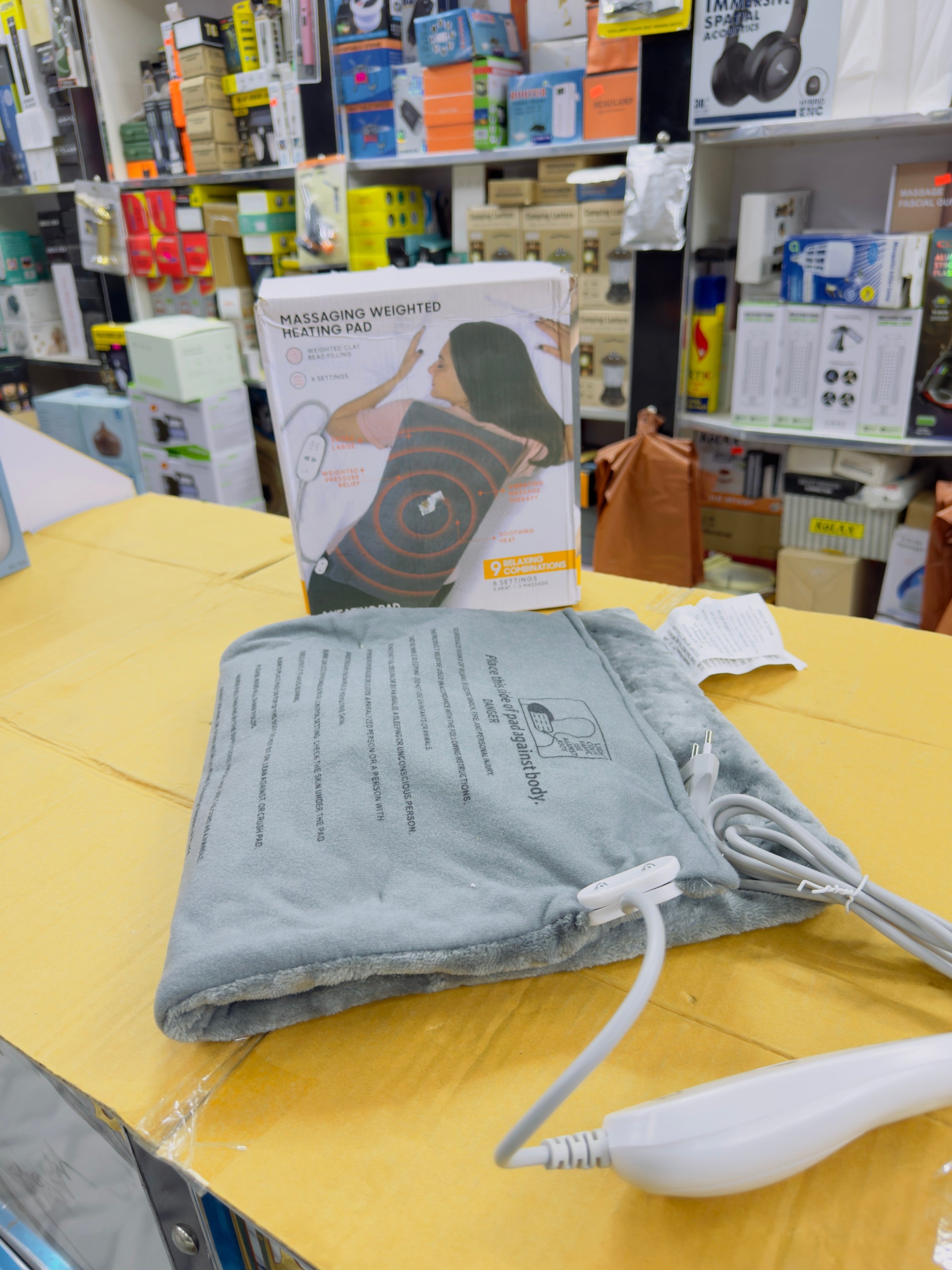 Massaging Weighted Heating Pad